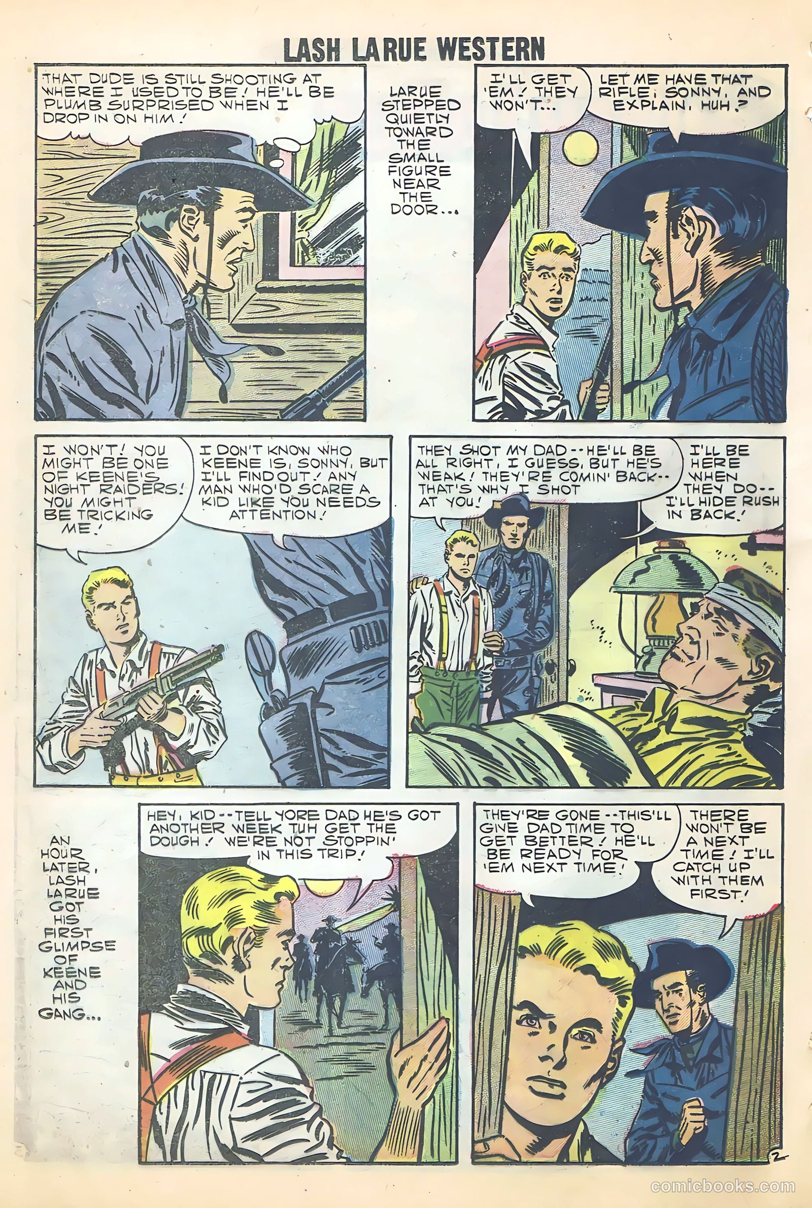 Lash Larue Western #68 — page 44 of 68