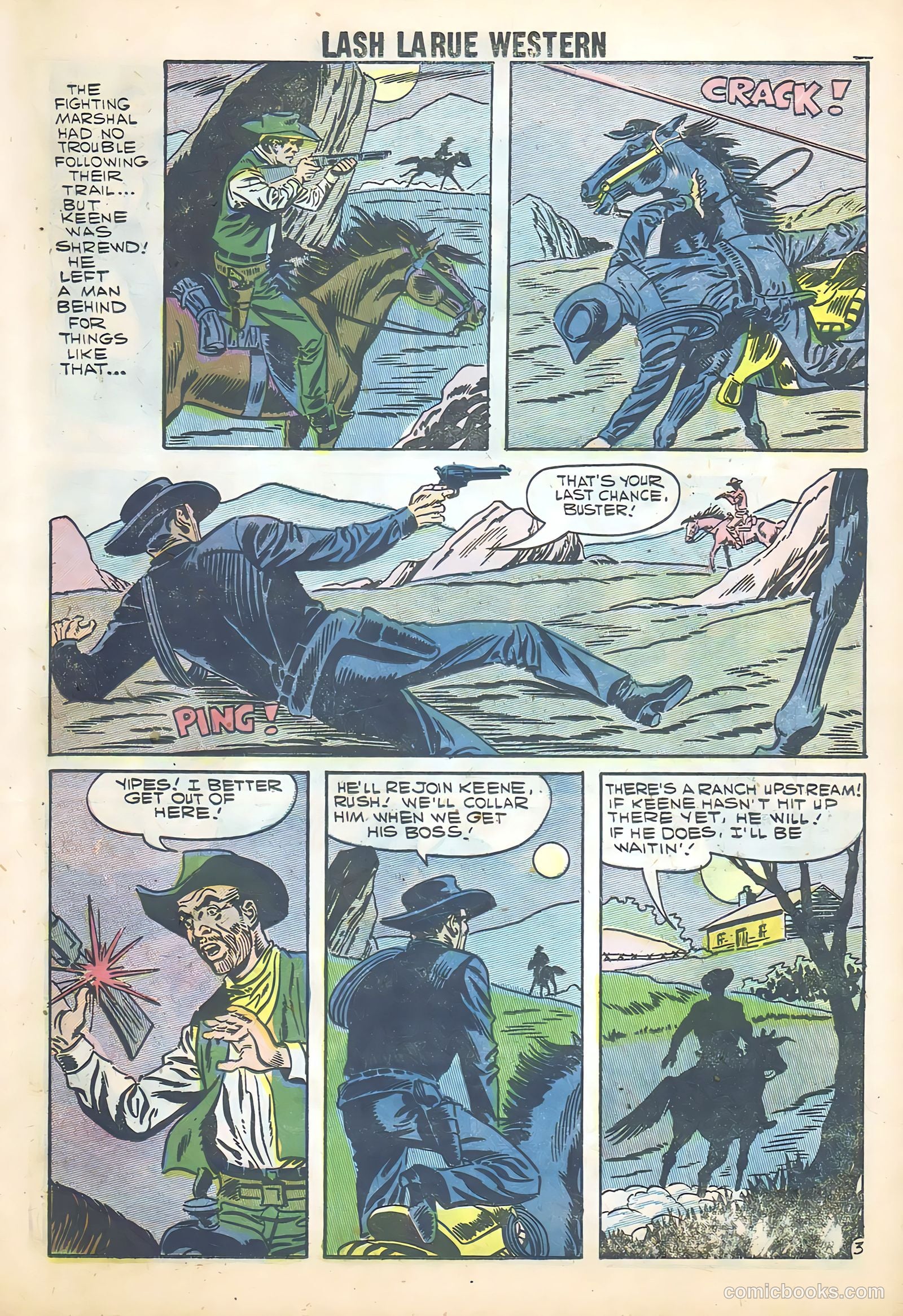 Lash Larue Western #68 — page 45 of 68