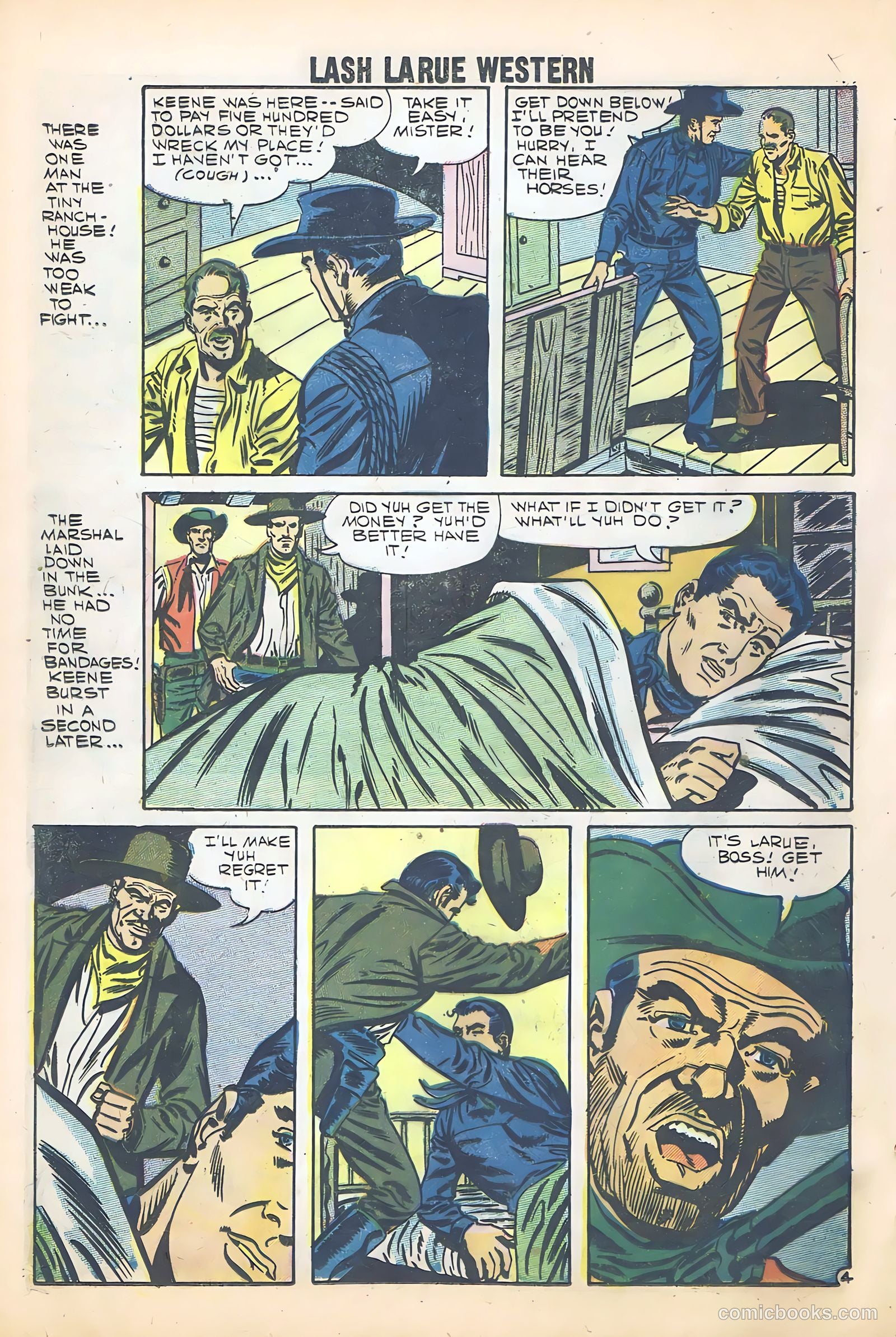 Lash Larue Western #68 — page 46 of 68