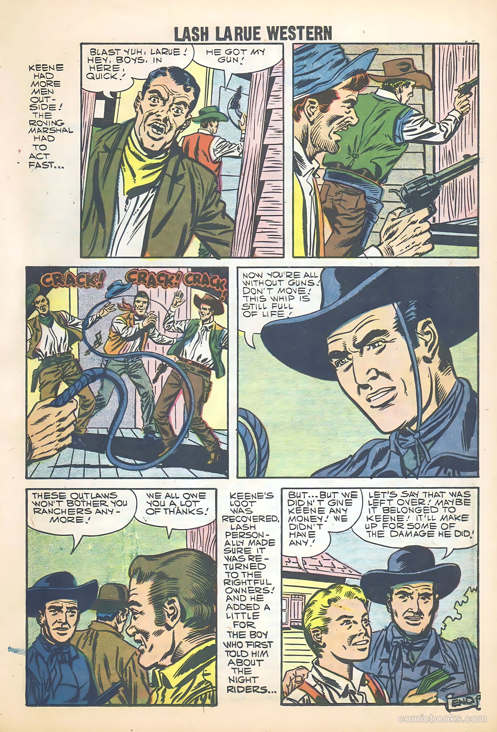 Lash Larue Western #68 — page 47 of 68