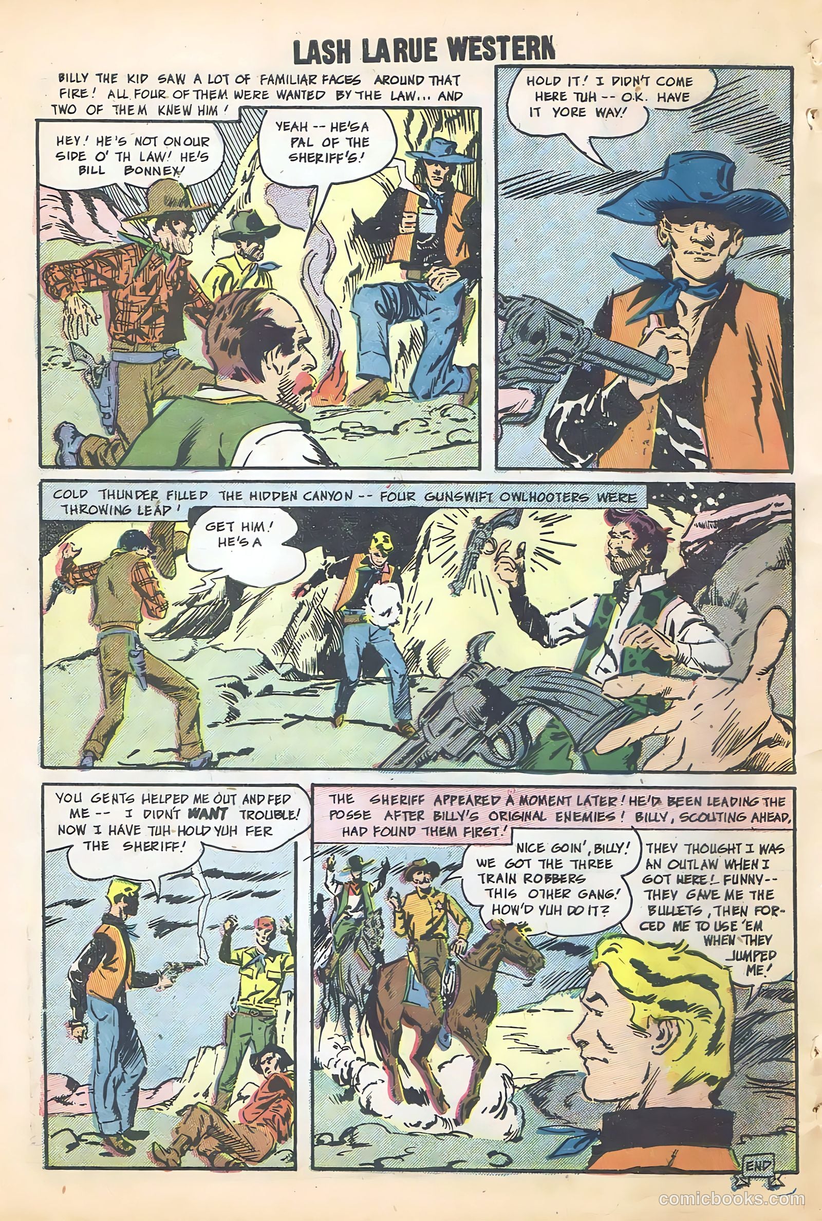 Lash Larue Western #68 — page 58 of 68
