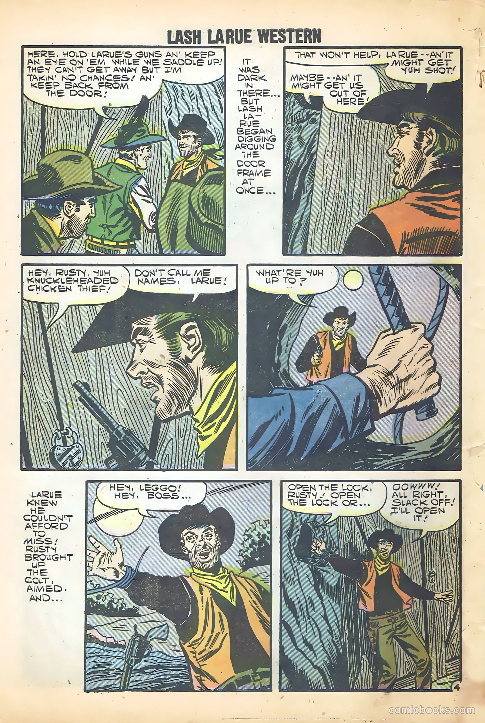 Lash Larue Western #68 — page 64 of 68
