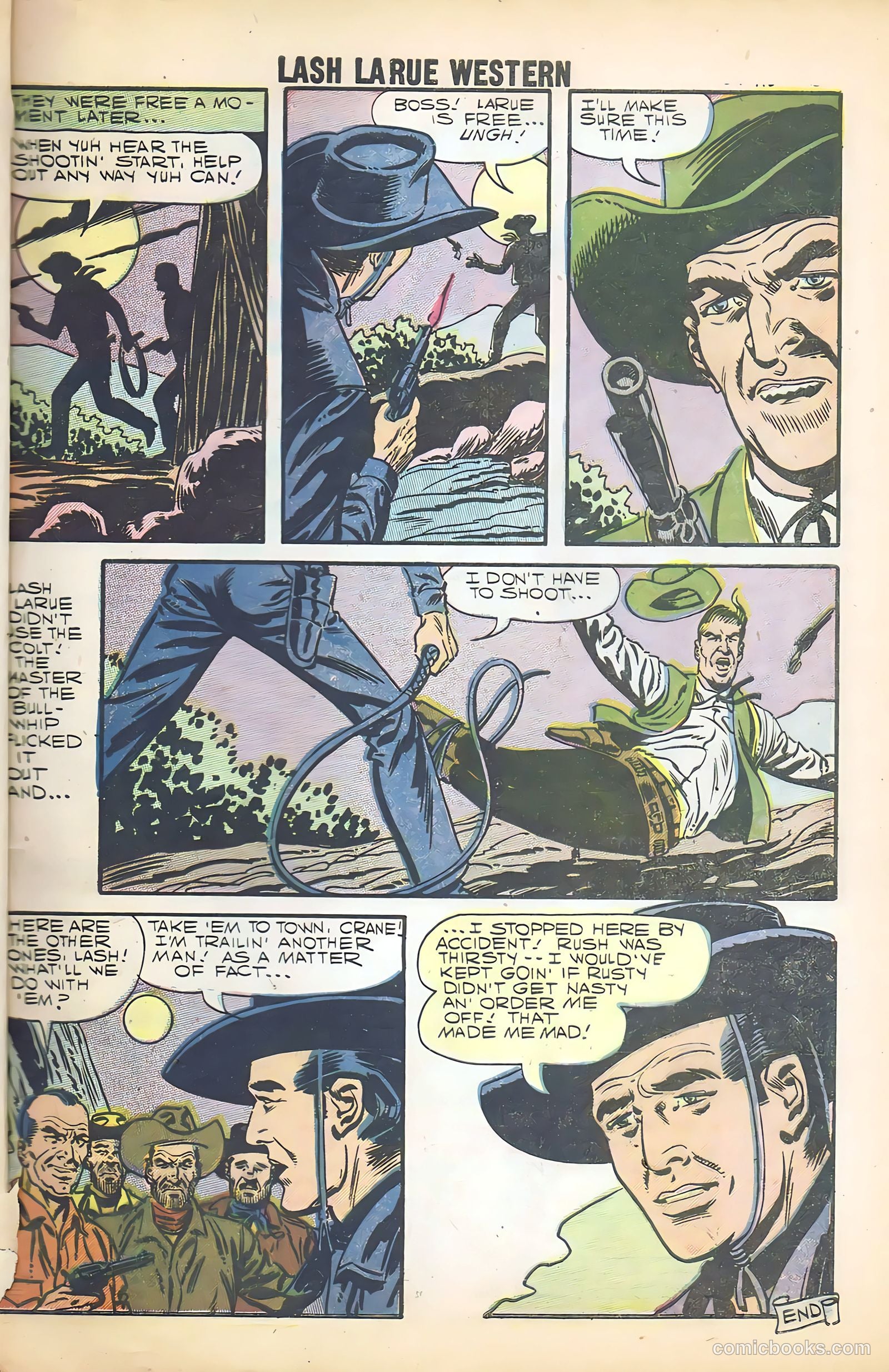 Lash Larue Western #68 — page 65 of 68