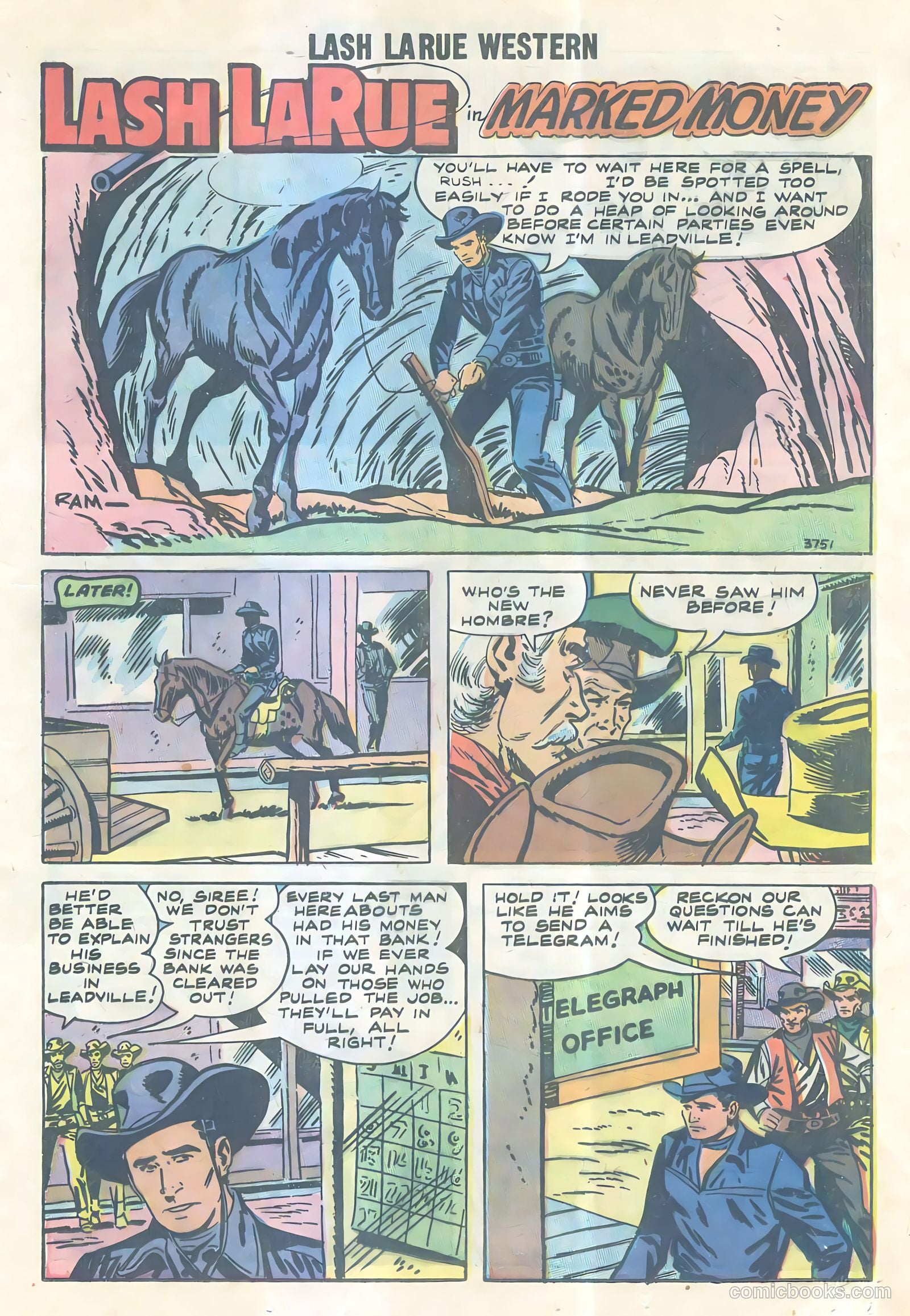 Lash Larue Western #69 — page 16 of 33