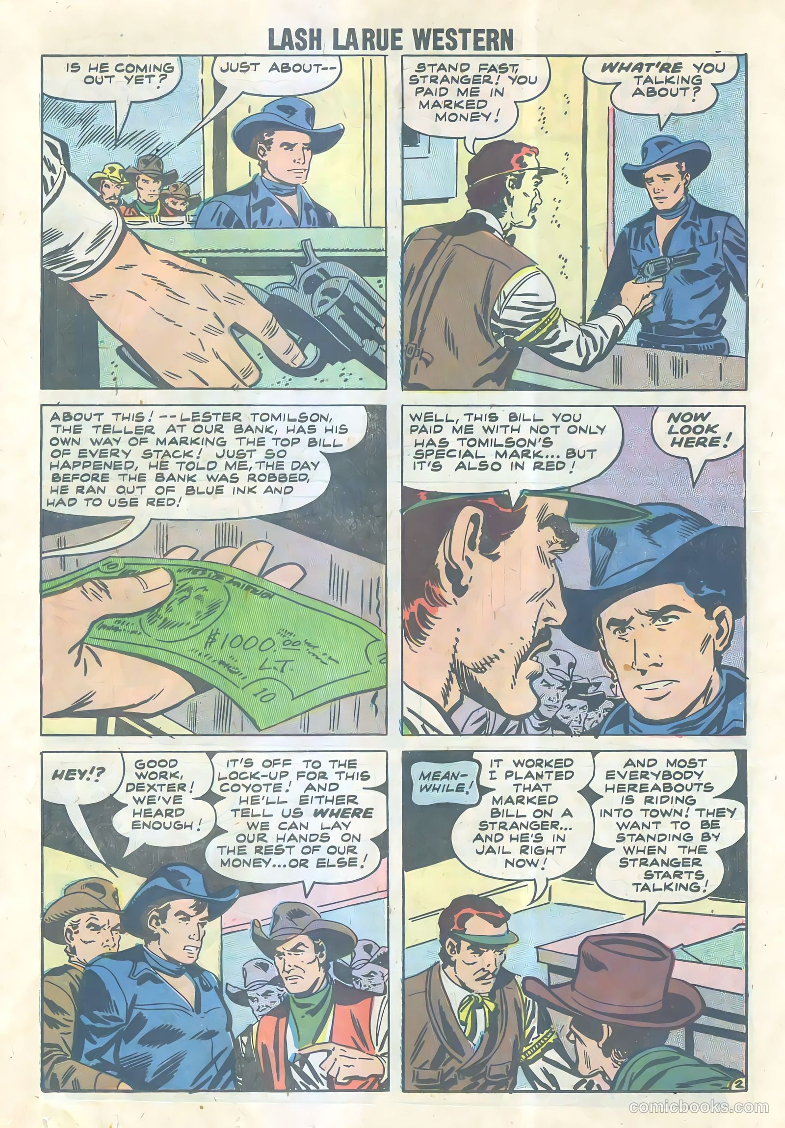 Lash Larue Western #69 — page 17 of 33