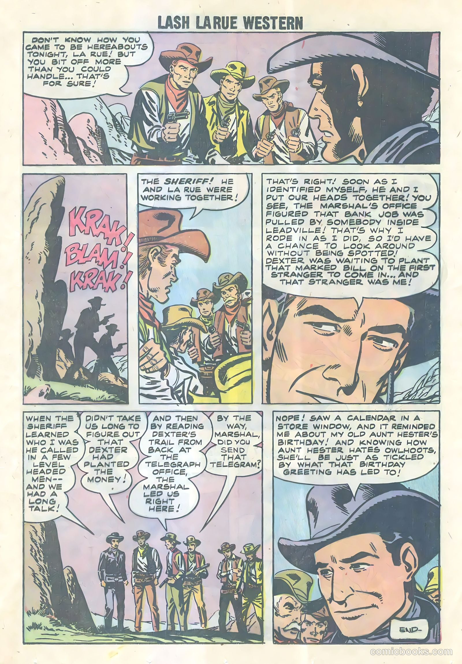 Lash Larue Western #69 — page 19 of 33