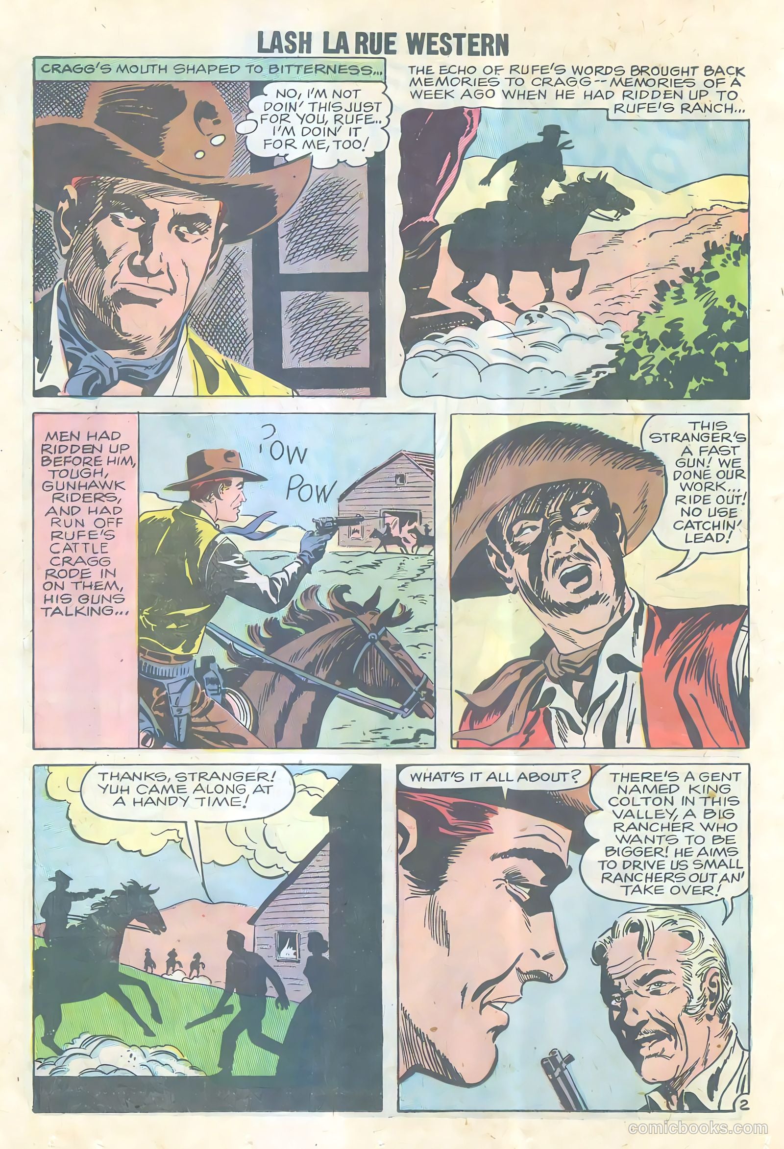 Lash Larue Western #69 — page 21 of 33