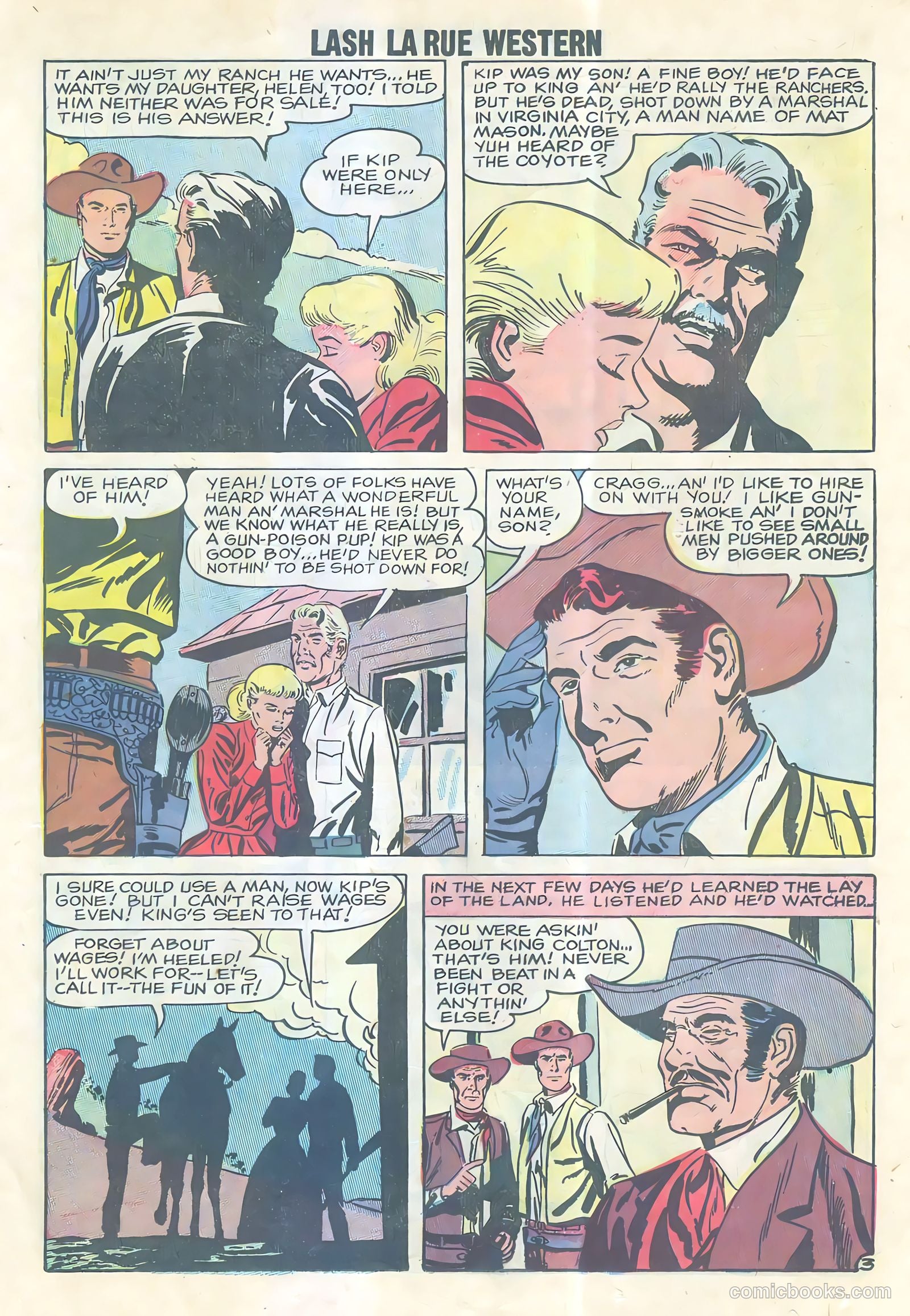 Lash Larue Western #69 — page 22 of 33