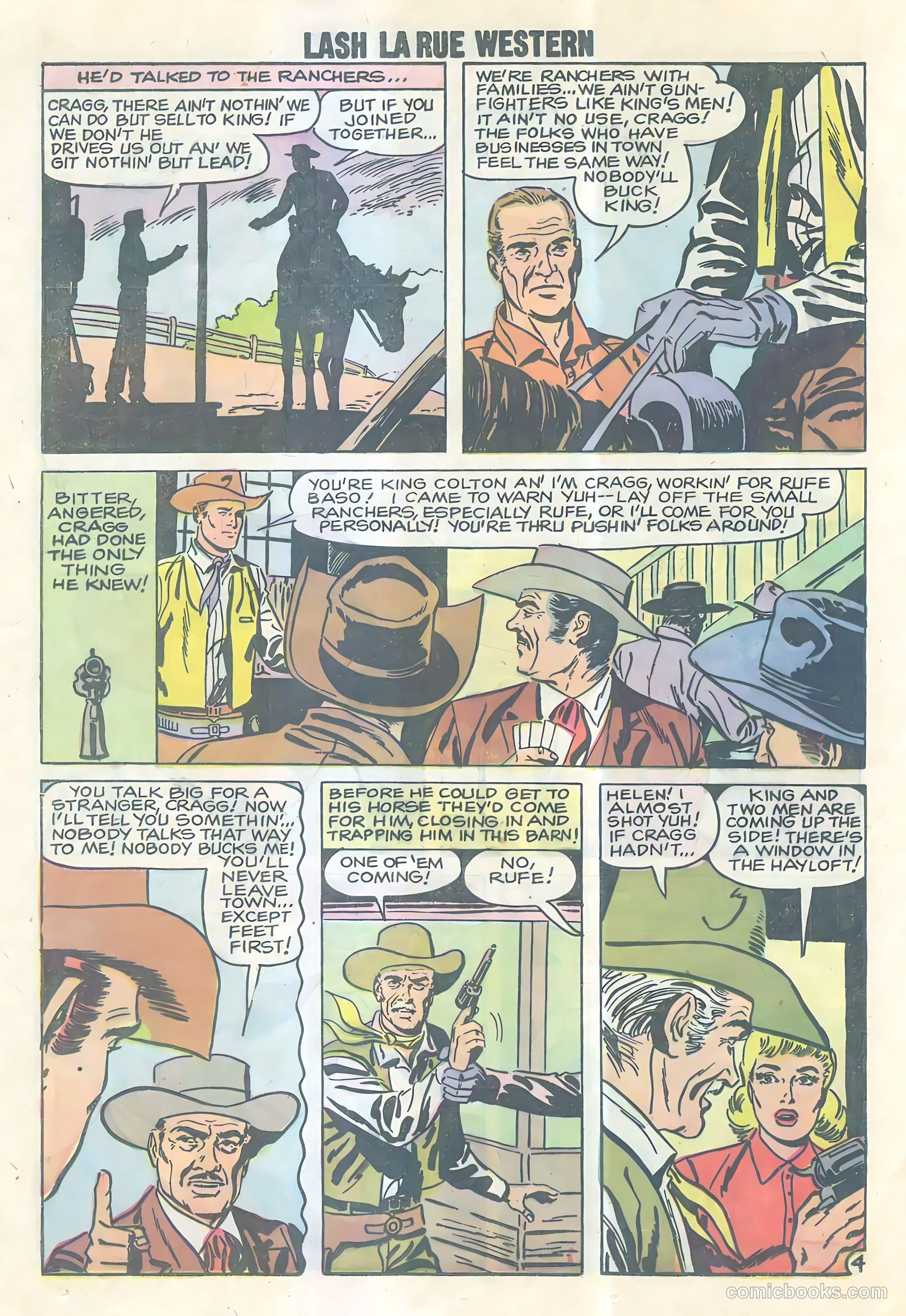 Lash Larue Western #69 — page 23 of 33