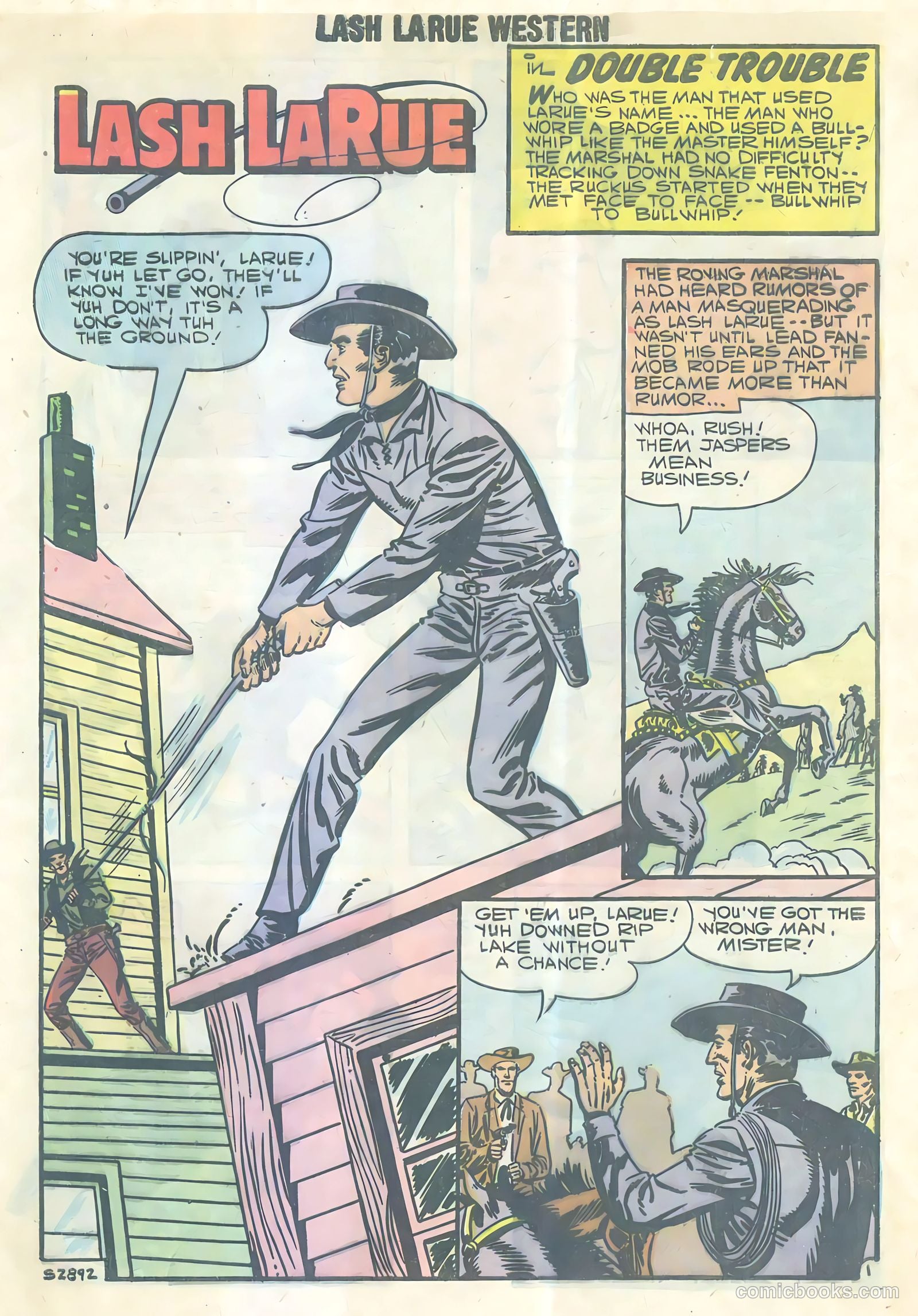 Lash Larue Western #69 — page 28 of 33