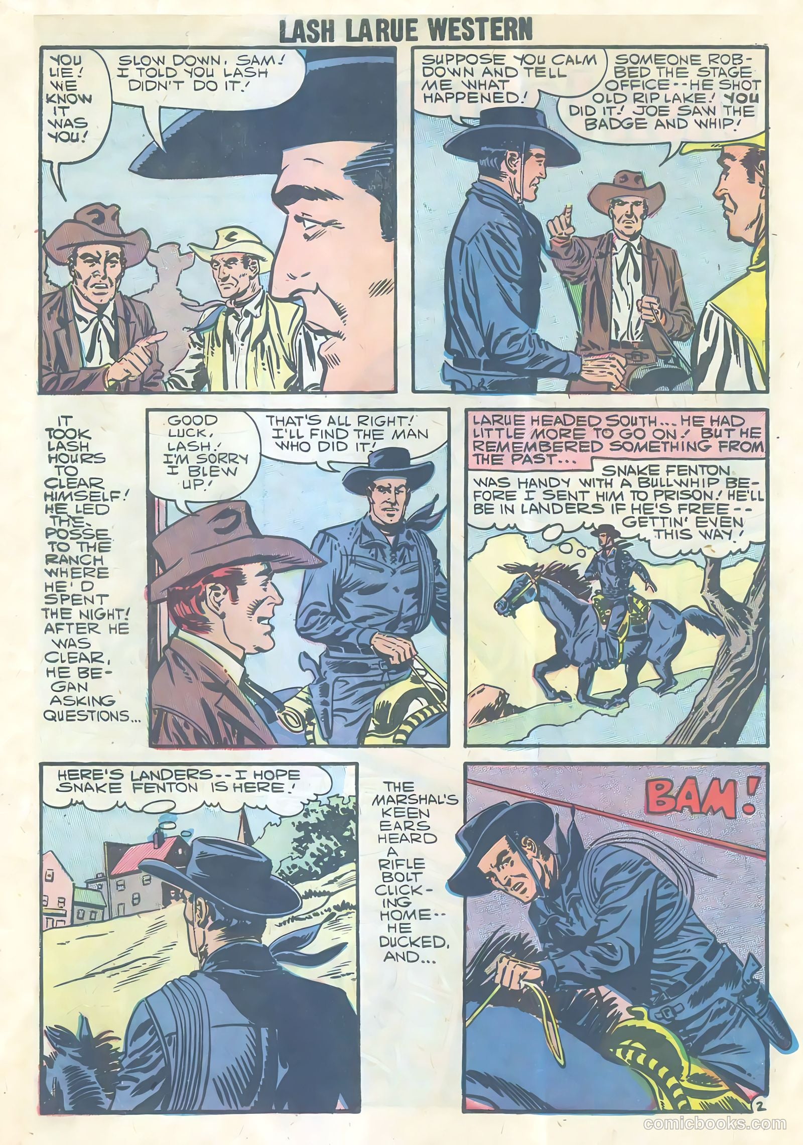 Lash Larue Western #69 — page 29 of 33