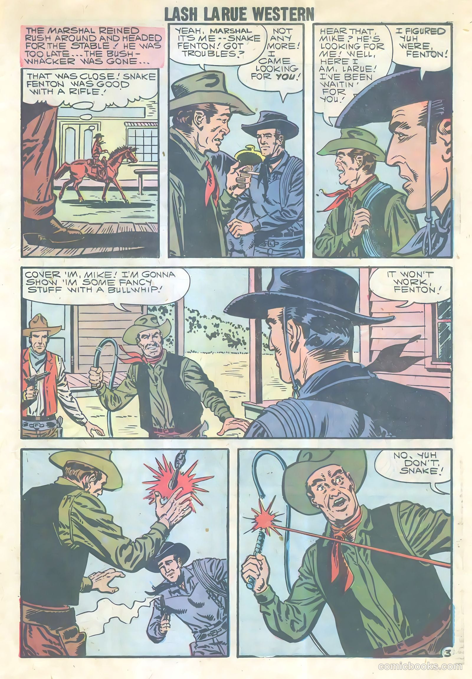 Lash Larue Western #69 — page 30 of 33