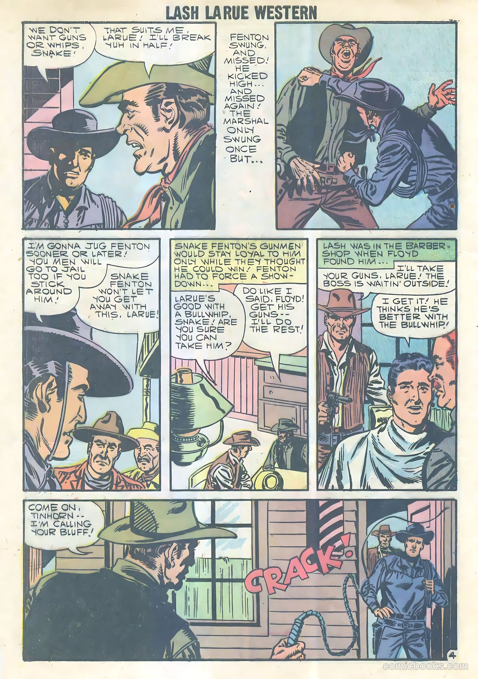 Lash Larue Western #69 — page 31 of 33