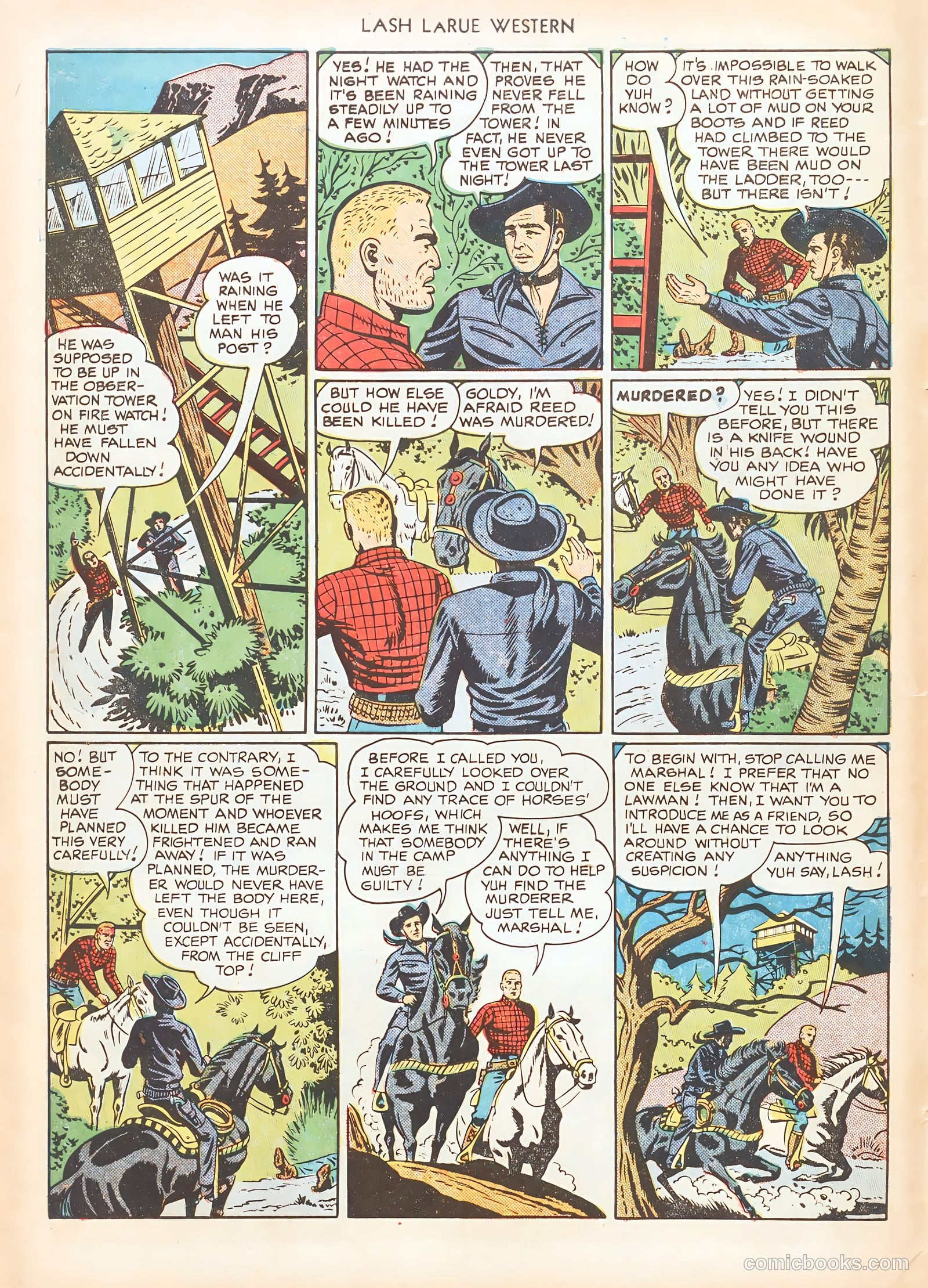 Lash LaRue Western #7 — page 6 of 52