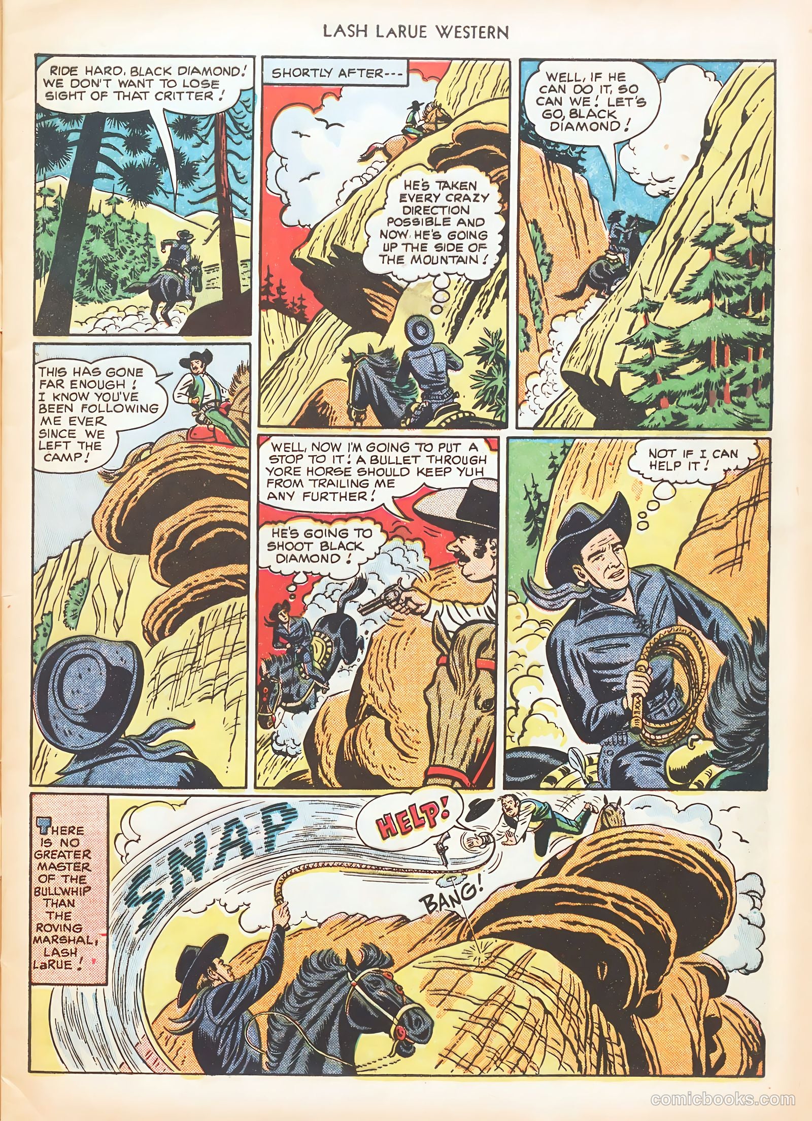 Lash LaRue Western #7 — page 9 of 52