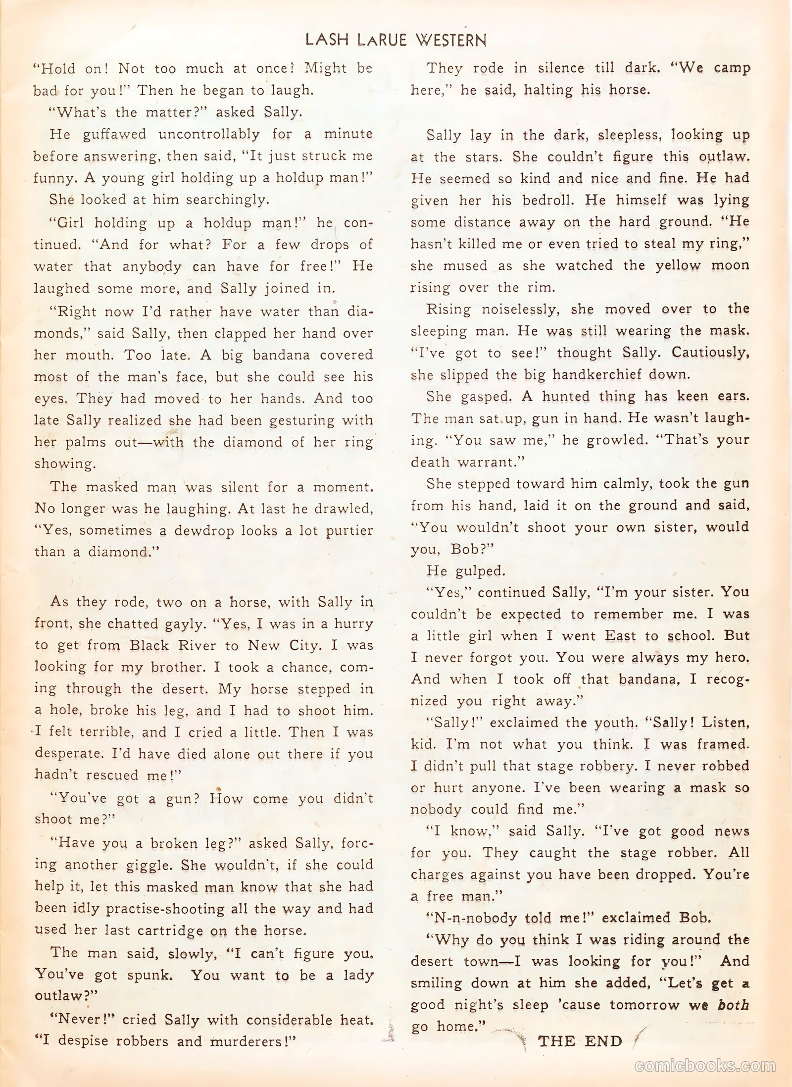 Lash LaRue Western #7 — page 17 of 52
