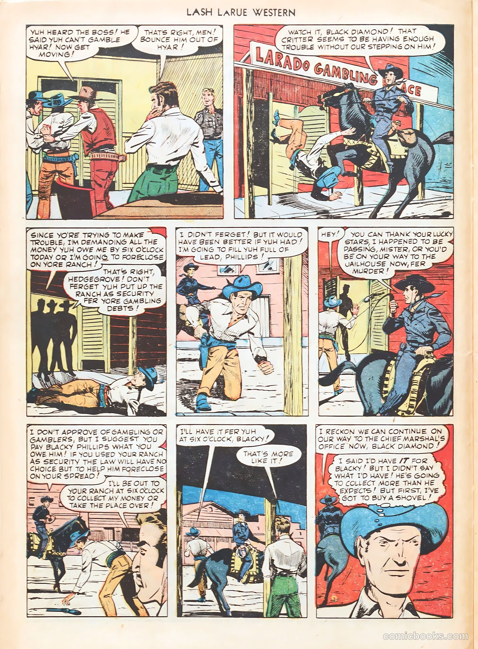 Lash LaRue Western #7 — page 20 of 52