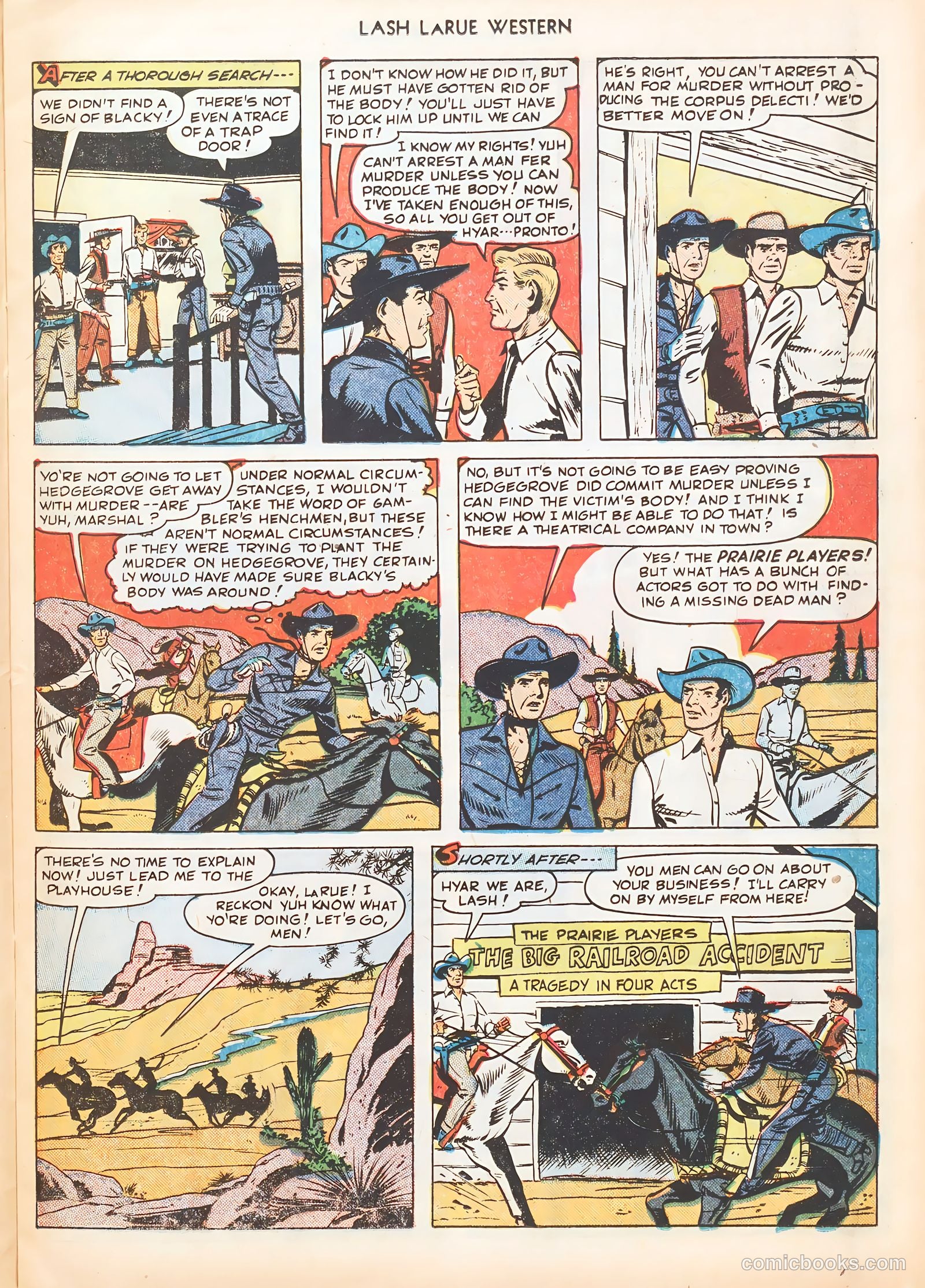 Lash LaRue Western #7 — page 23 of 52