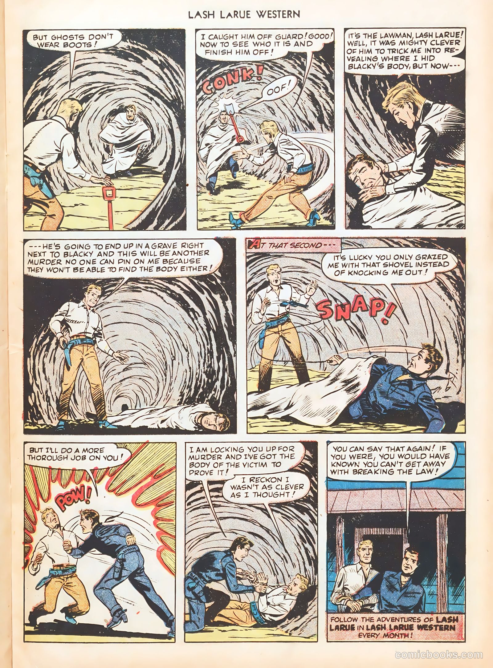 Lash LaRue Western #7 — page 25 of 52