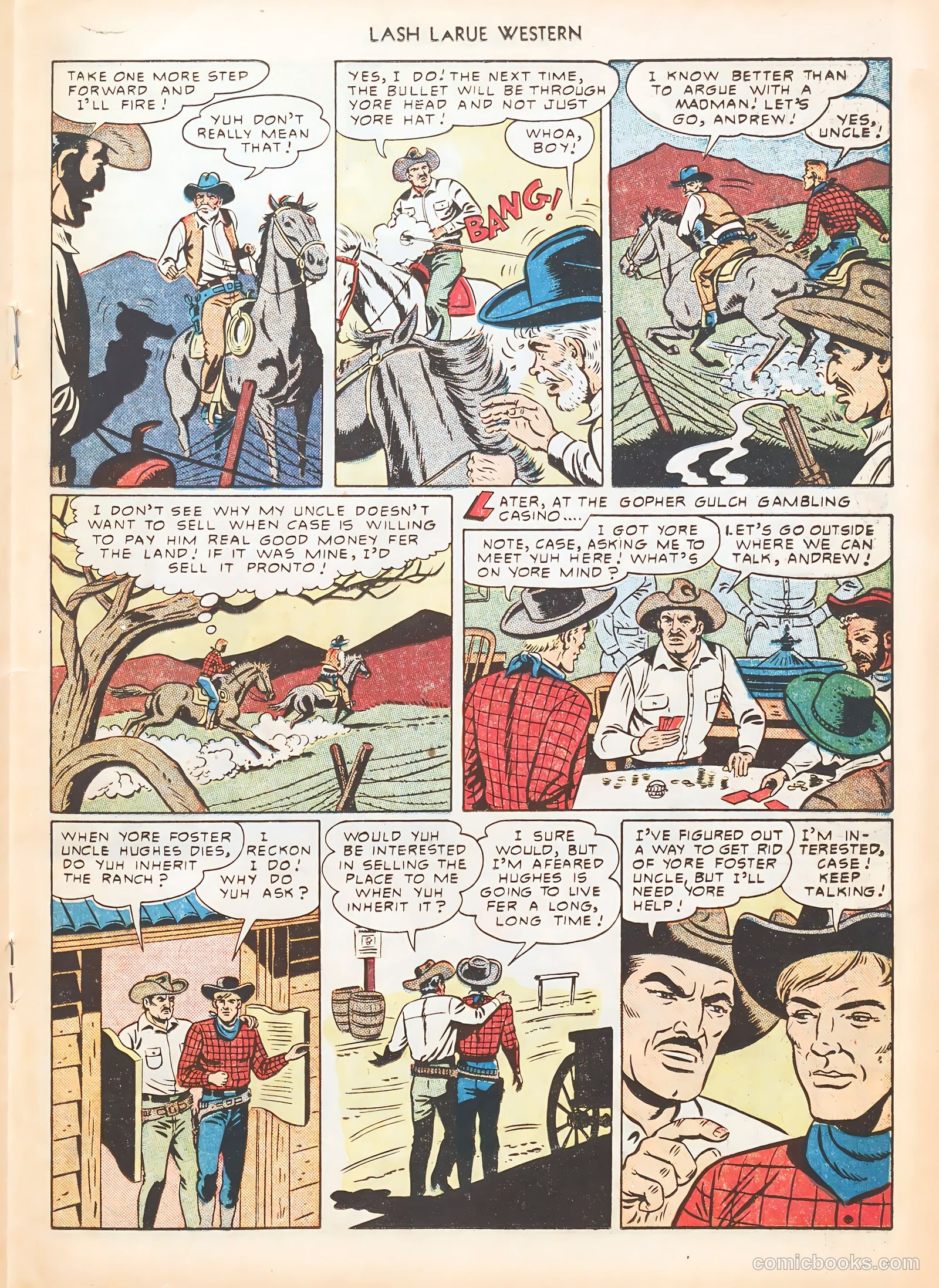 Lash LaRue Western #7 — page 27 of 52