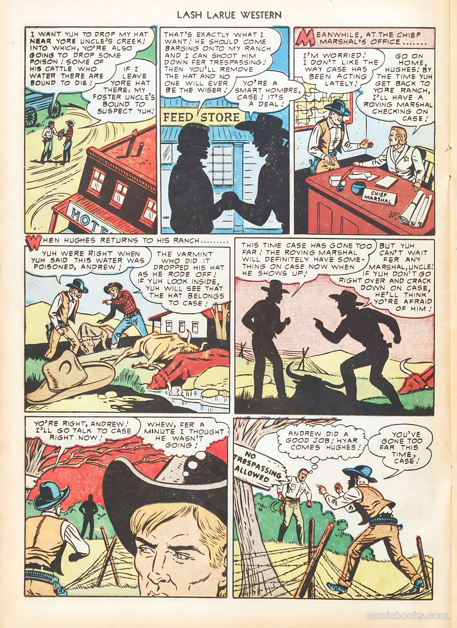 Lash LaRue Western #7 — page 28 of 52