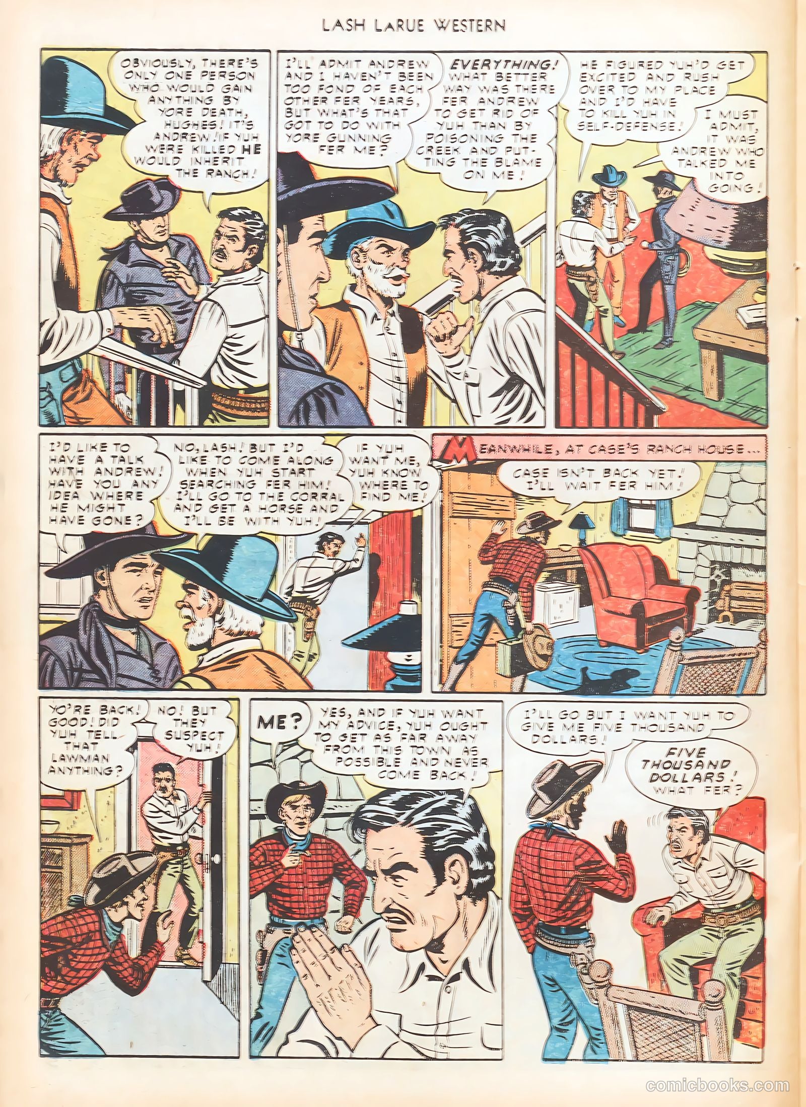 Lash LaRue Western #7 — page 30 of 52