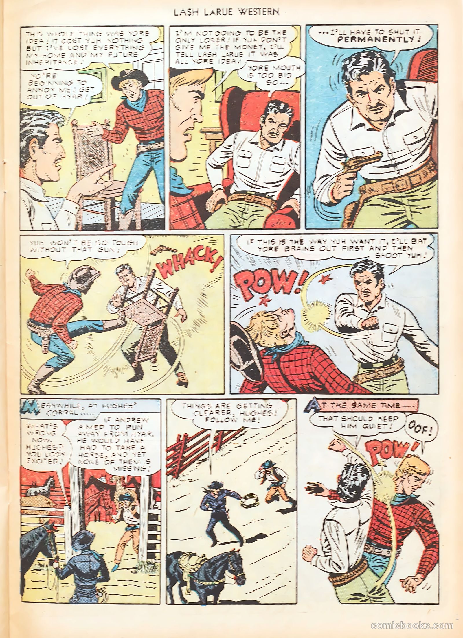 Lash LaRue Western #7 — page 31 of 52