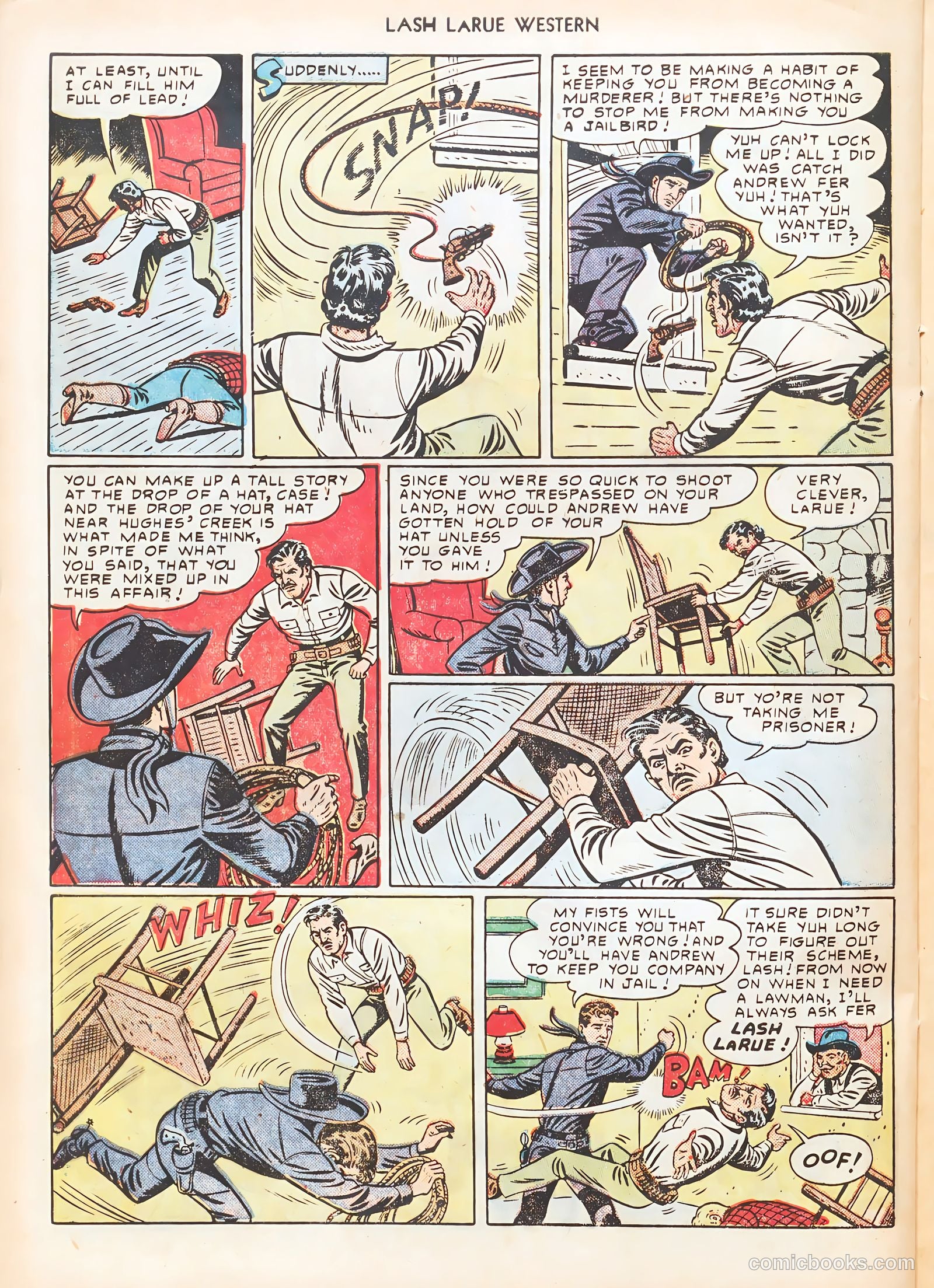 Lash LaRue Western #7 — page 32 of 52