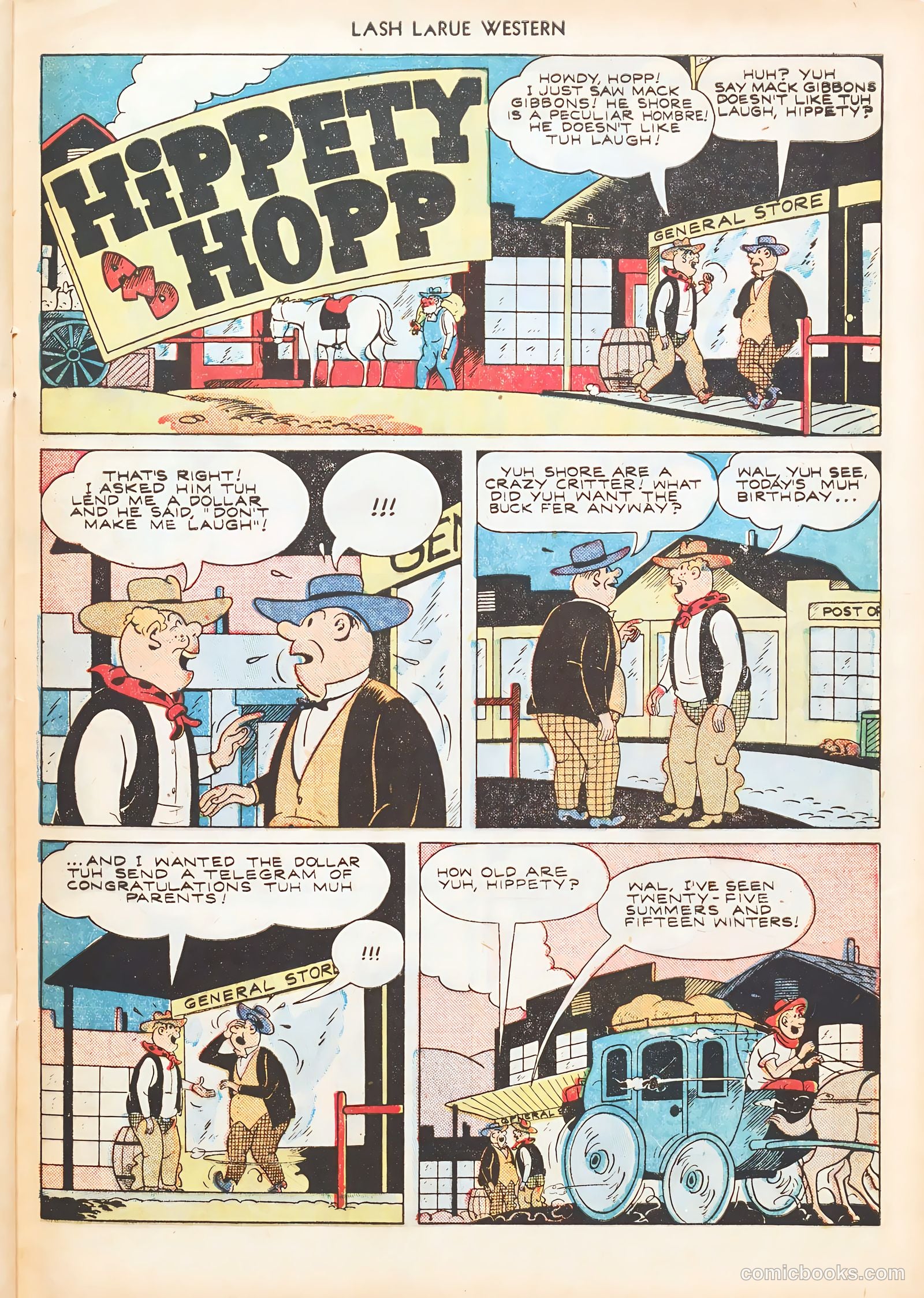 Lash LaRue Western #7 — page 33 of 52