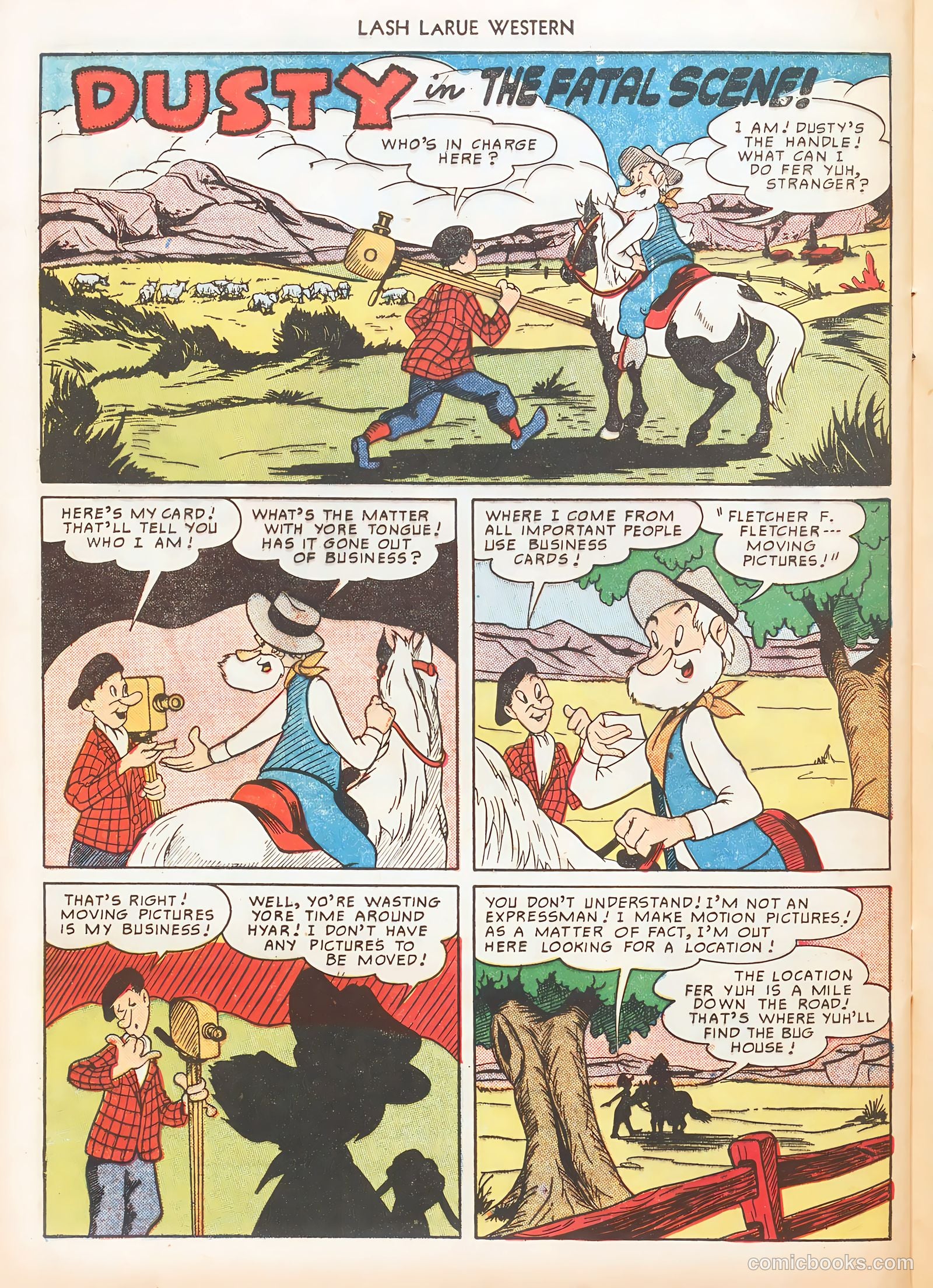 Lash LaRue Western #7 — page 36 of 52