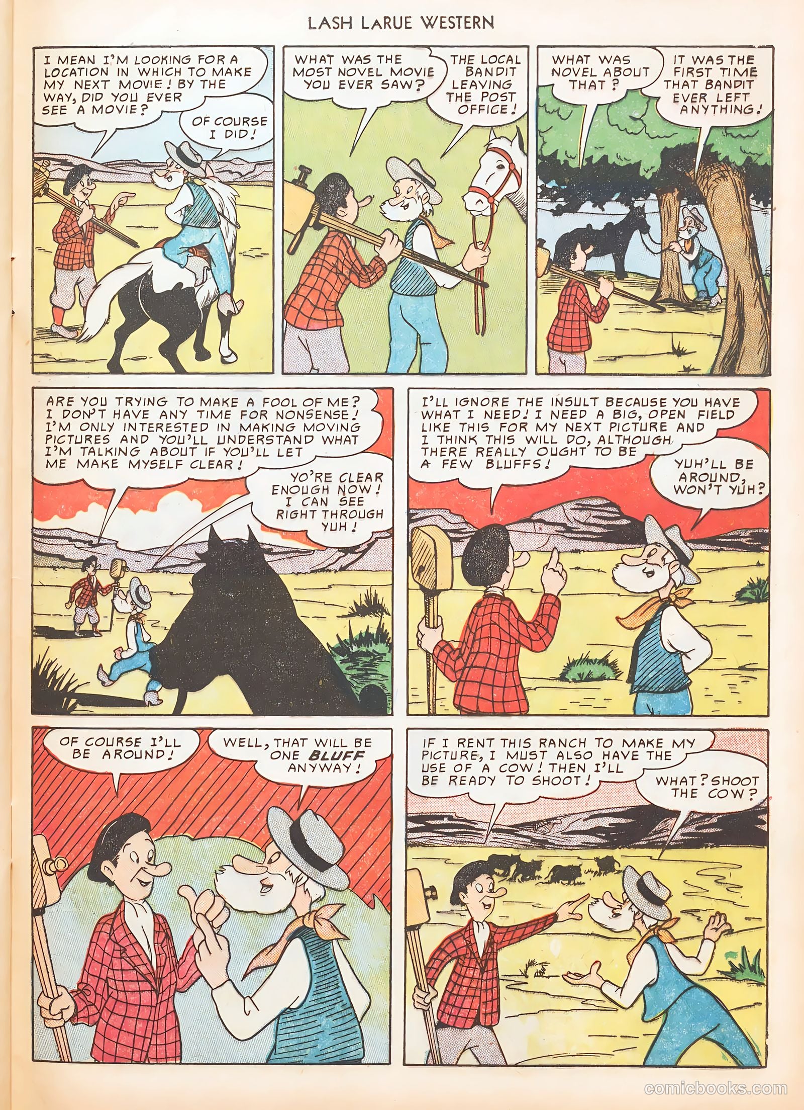 Lash LaRue Western #7 — page 37 of 52