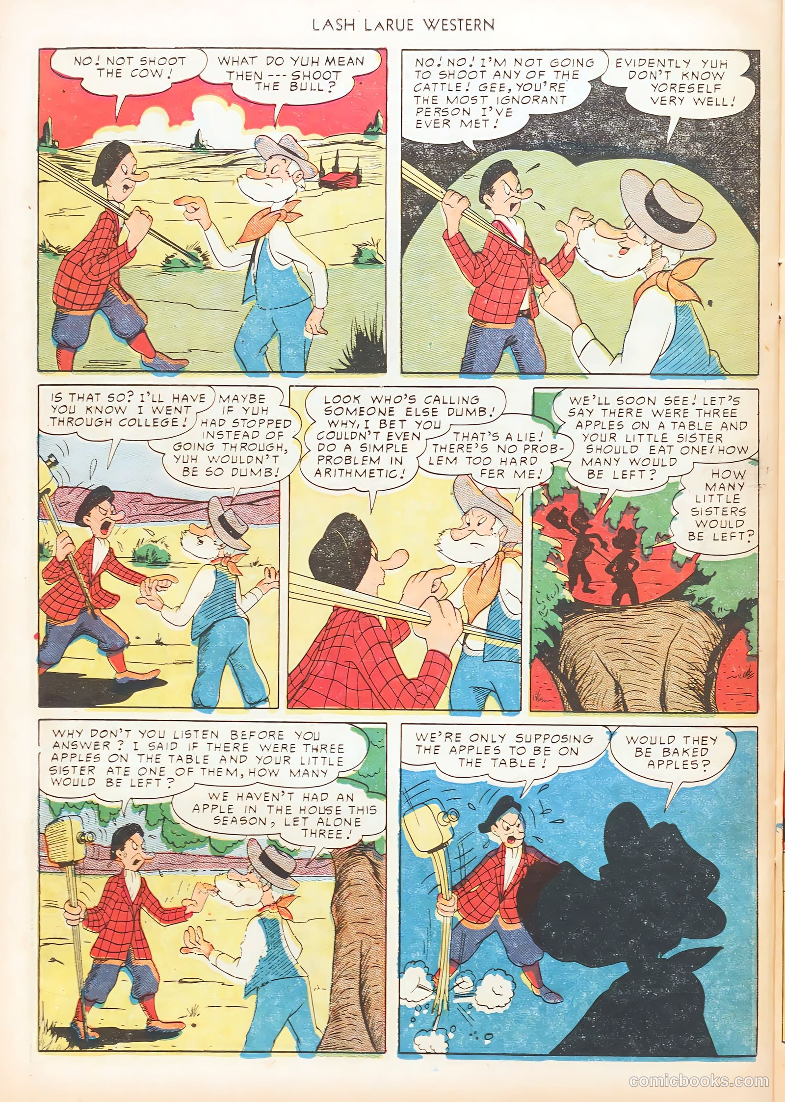 Lash LaRue Western #7 — page 38 of 52