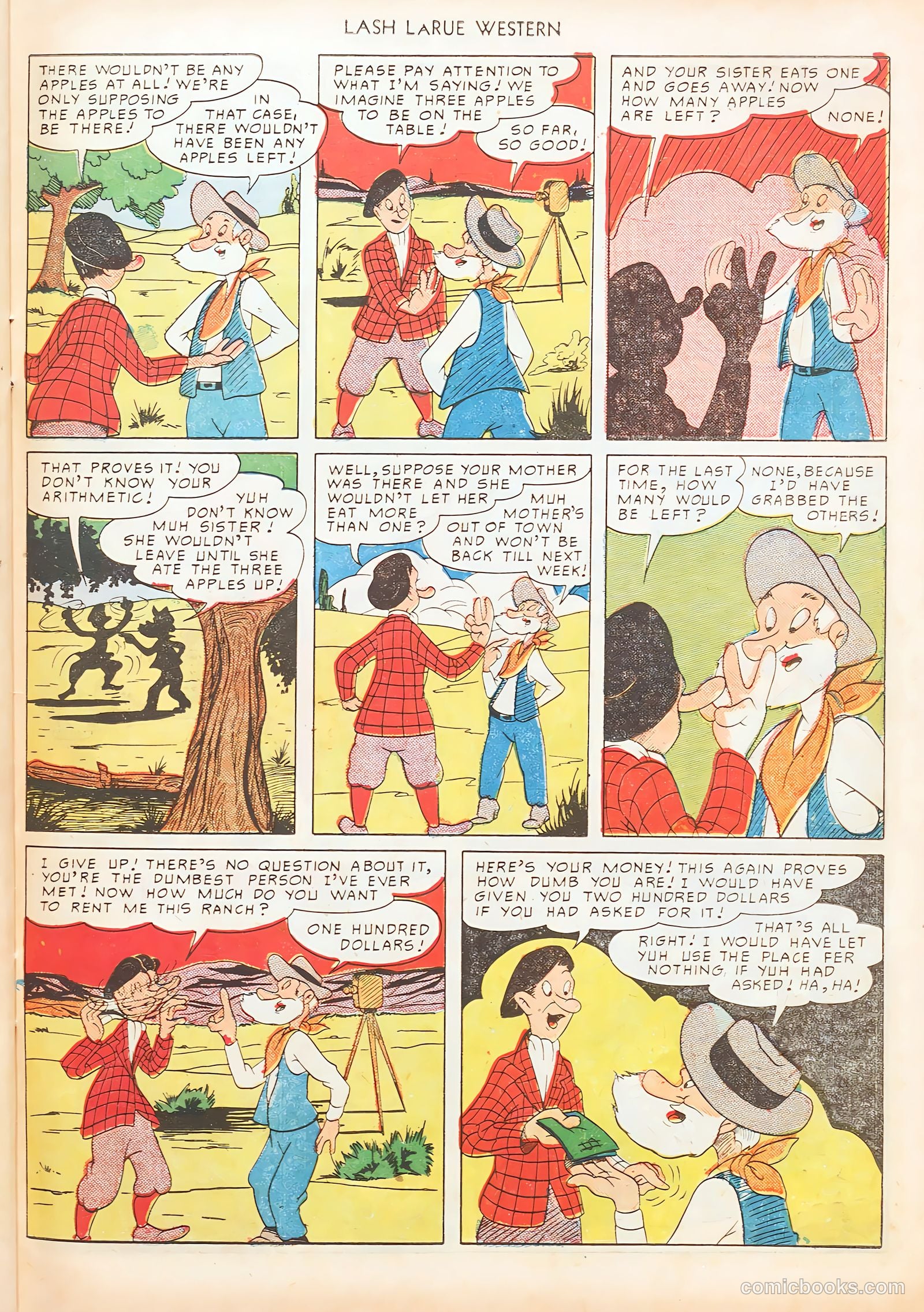 Lash LaRue Western #7 — page 39 of 52