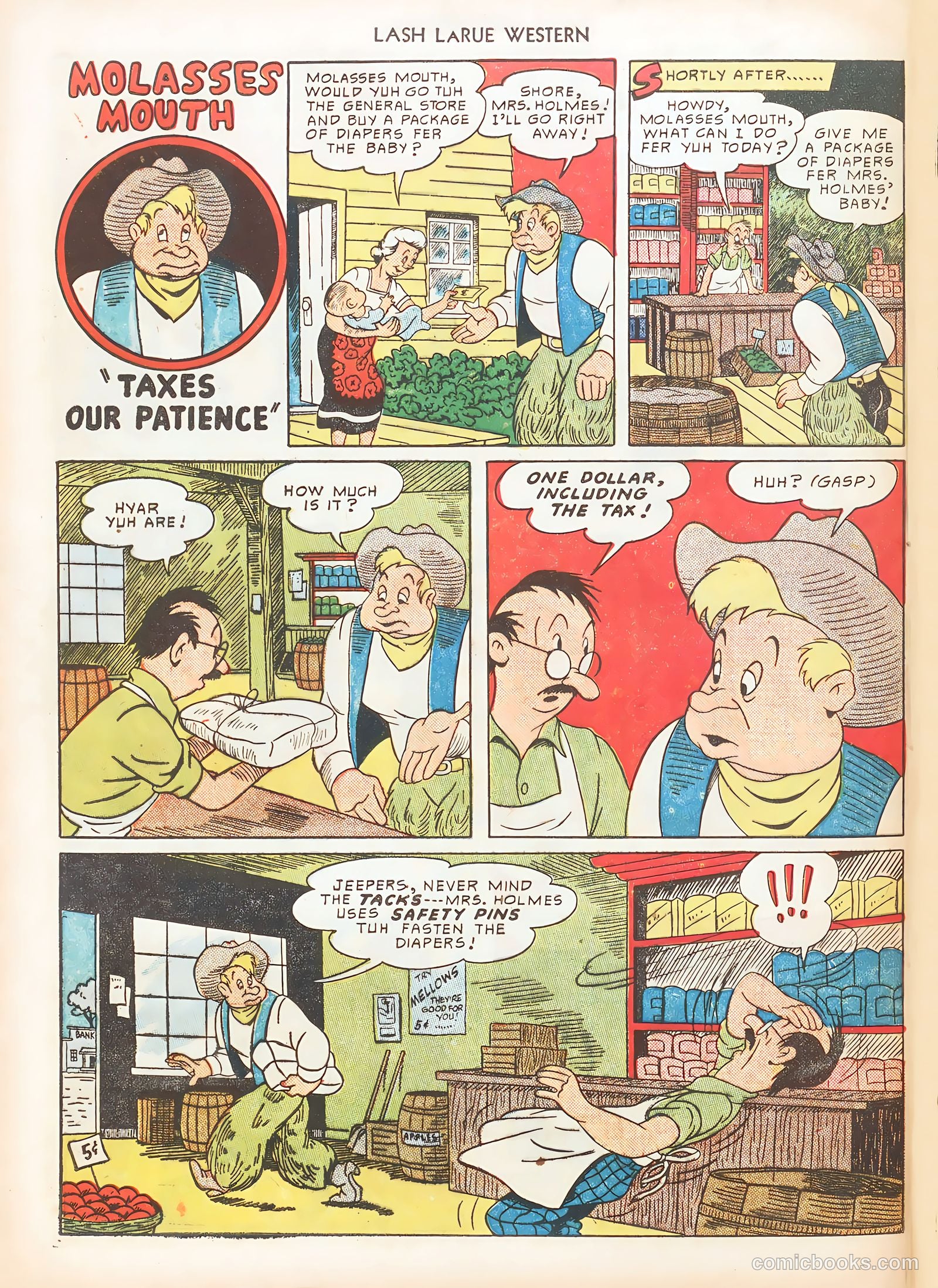 Lash LaRue Western #7 — page 40 of 52