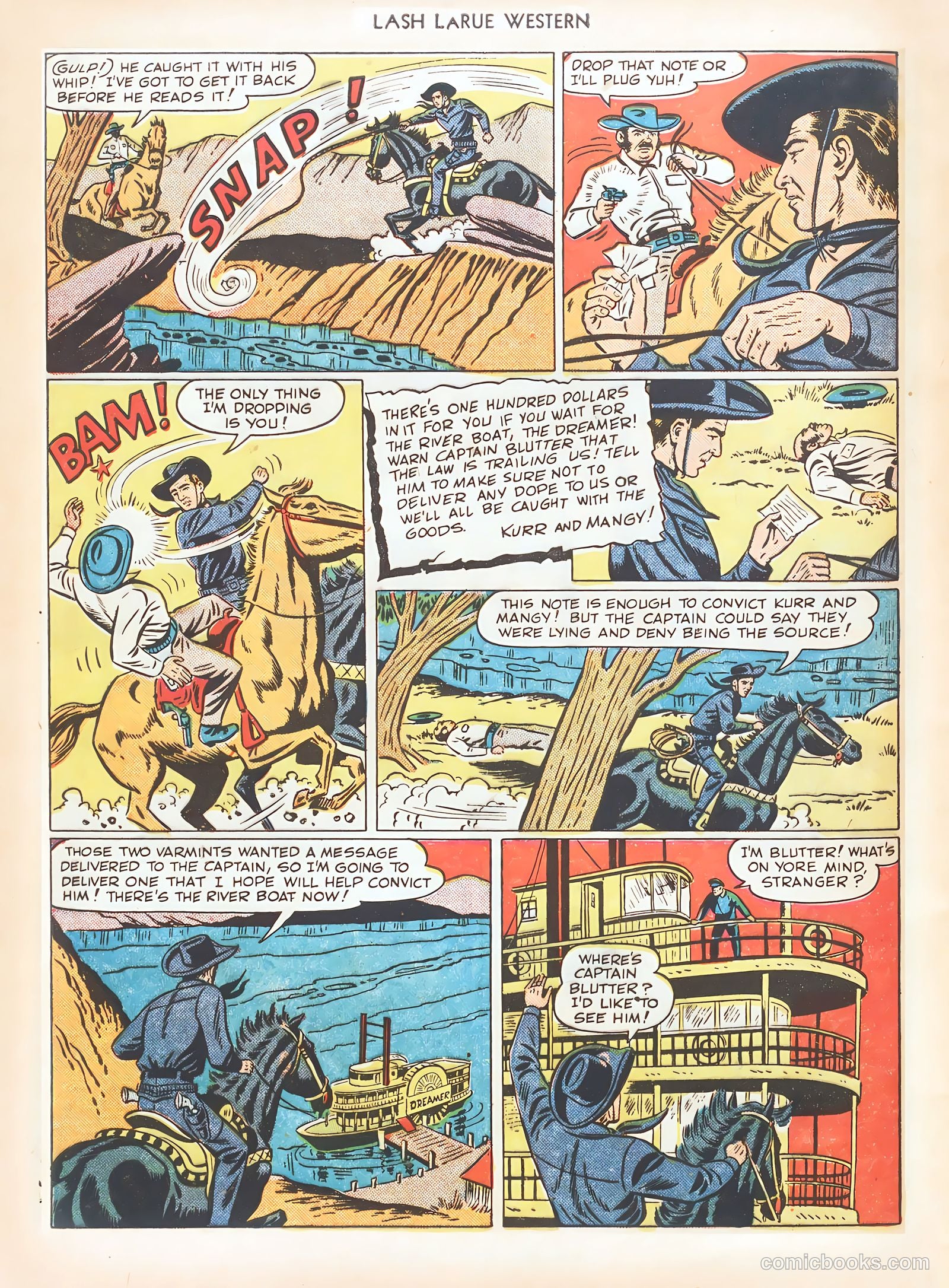 Lash LaRue Western #7 — page 44 of 52