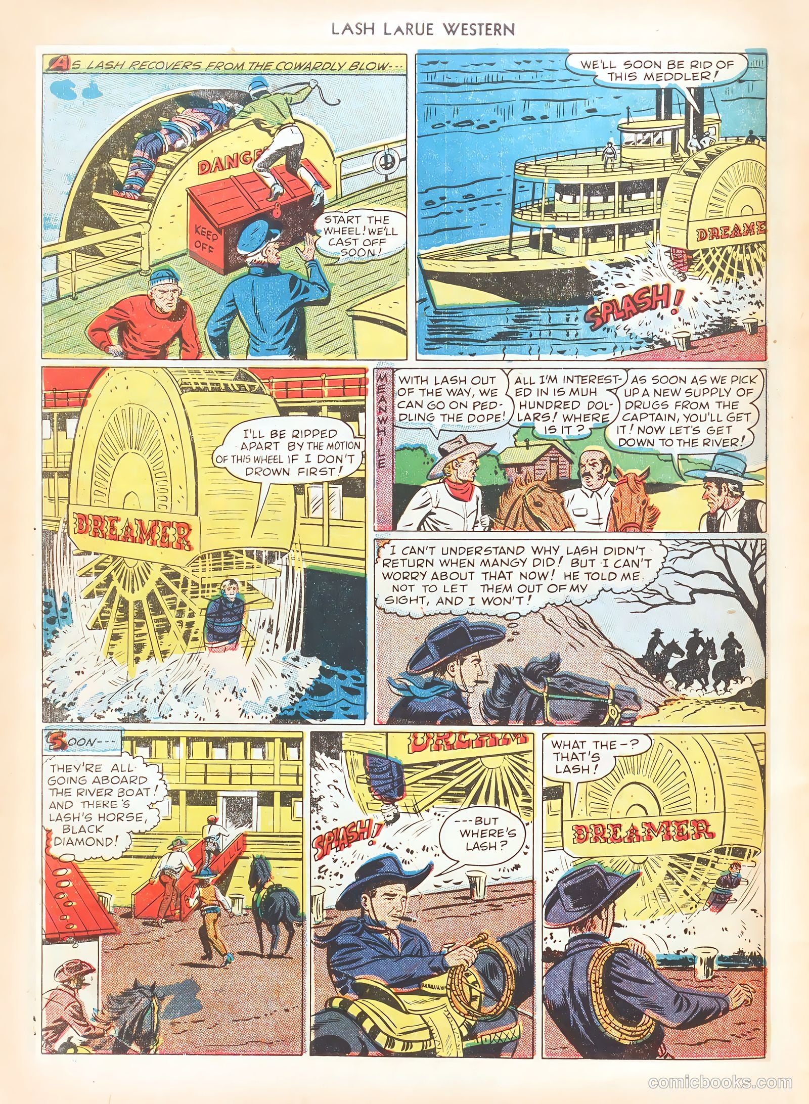 Lash LaRue Western #7 — page 46 of 52