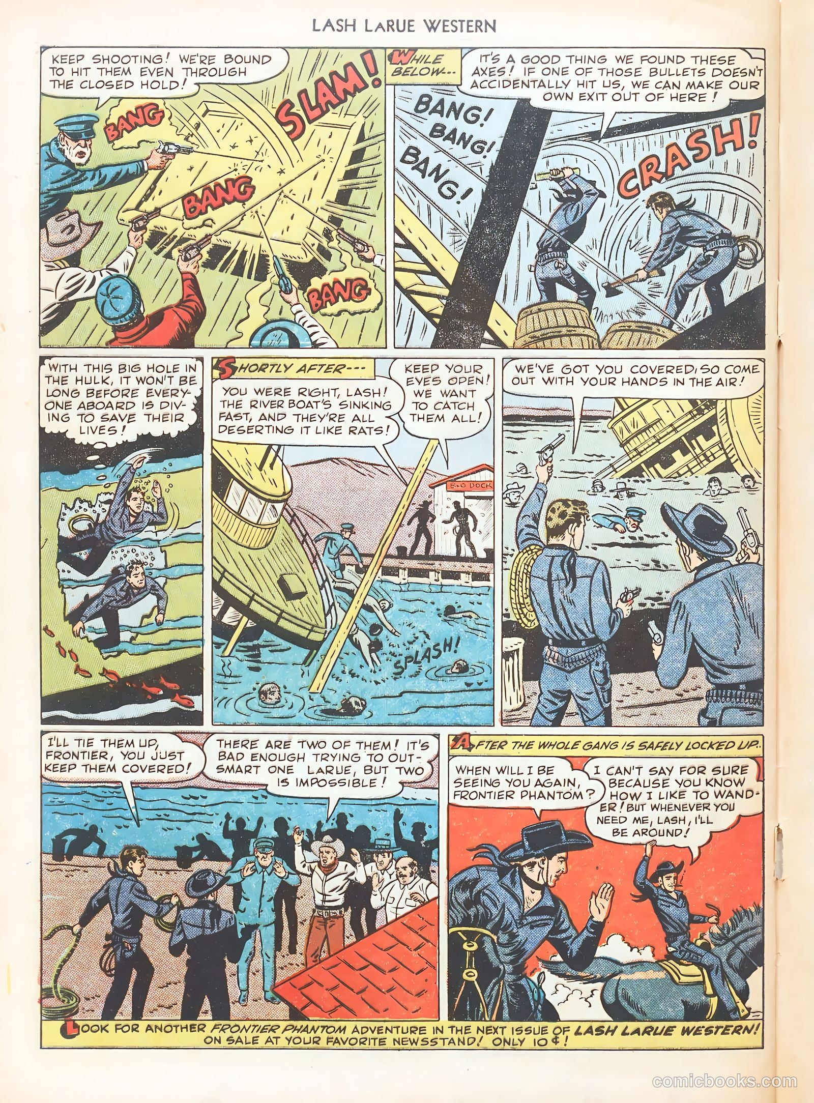 Lash LaRue Western #7 — page 48 of 52