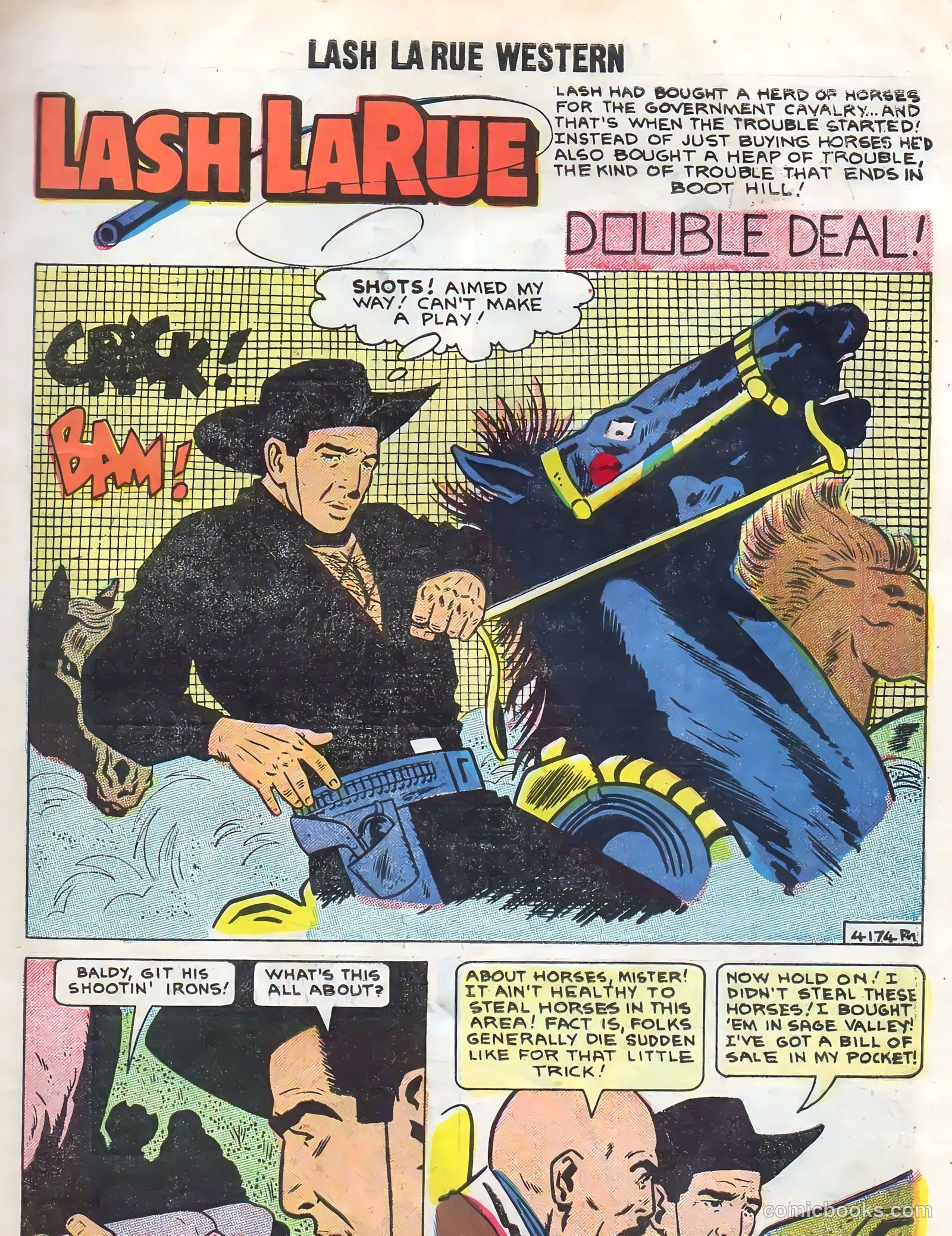 Lash Larue Western #70 — page 3 of 36