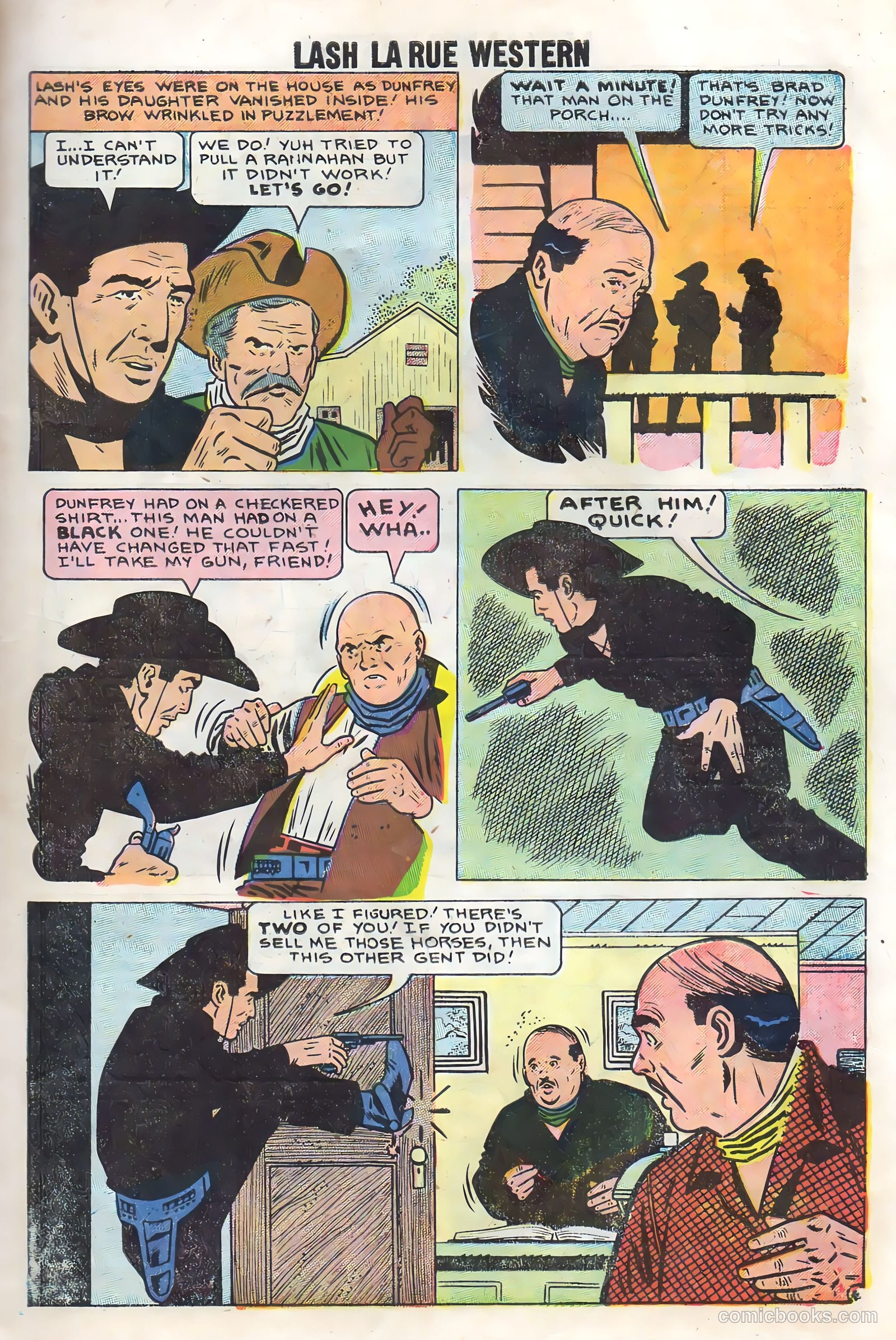 Lash Larue Western #70 — page 7 of 36