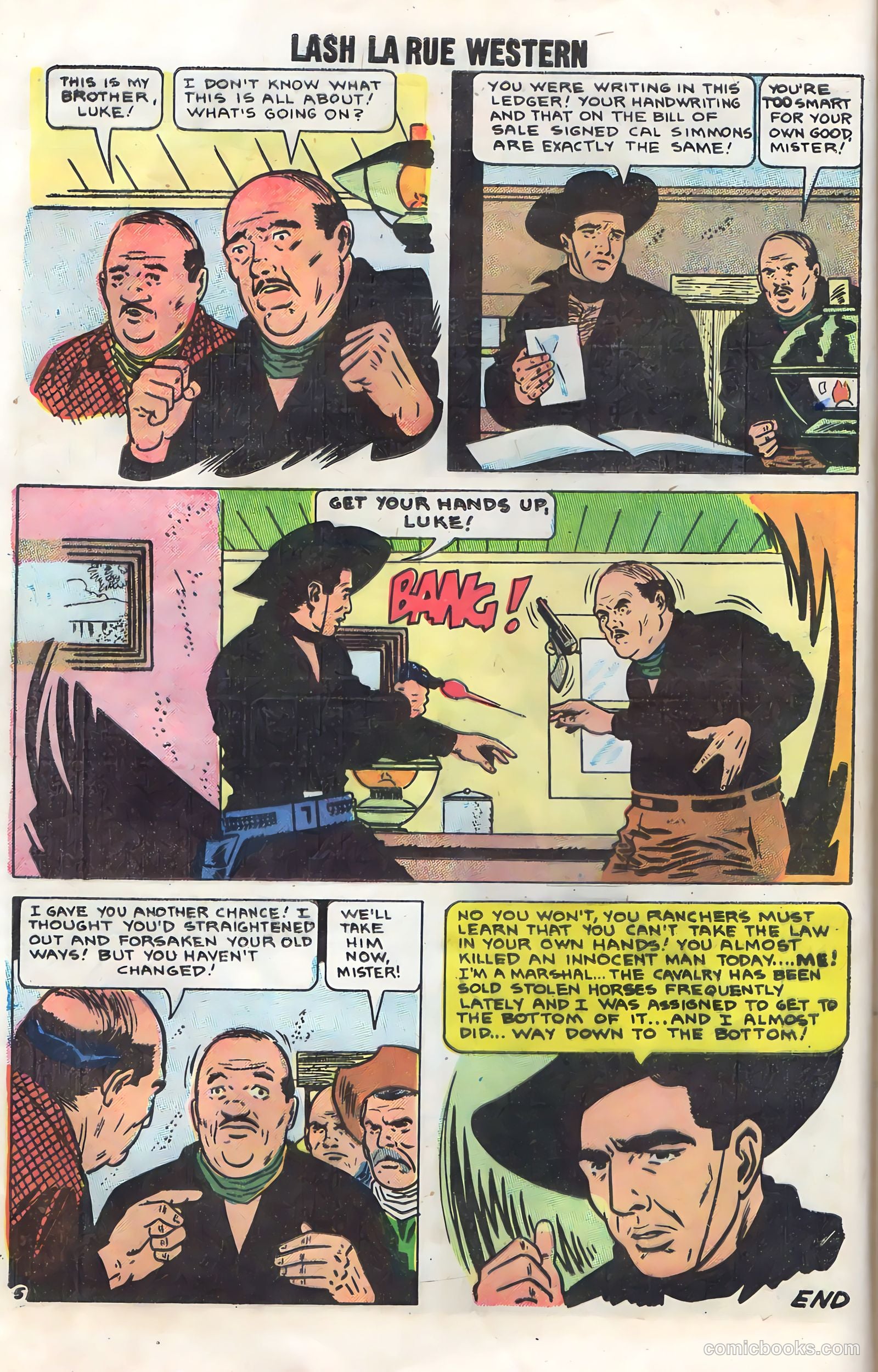 Lash Larue Western #70 — page 8 of 36