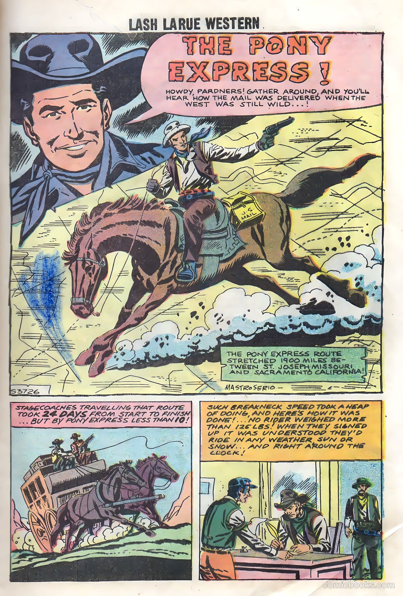 Lash Larue Western #70 — page 9 of 36