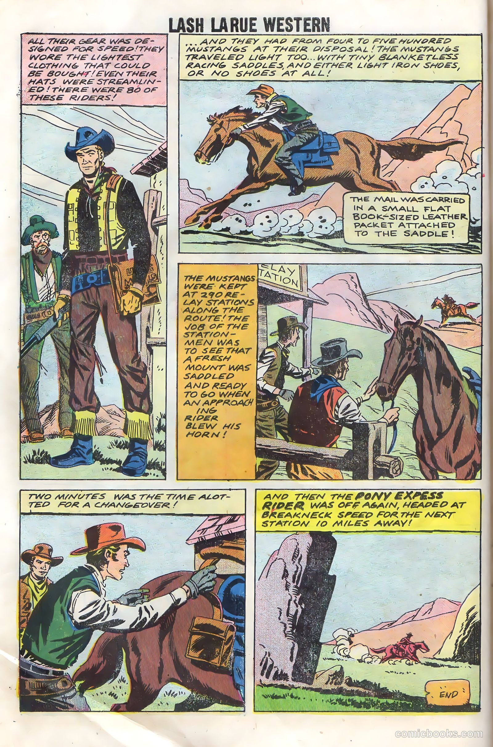 Lash Larue Western #70 — page 10 of 36