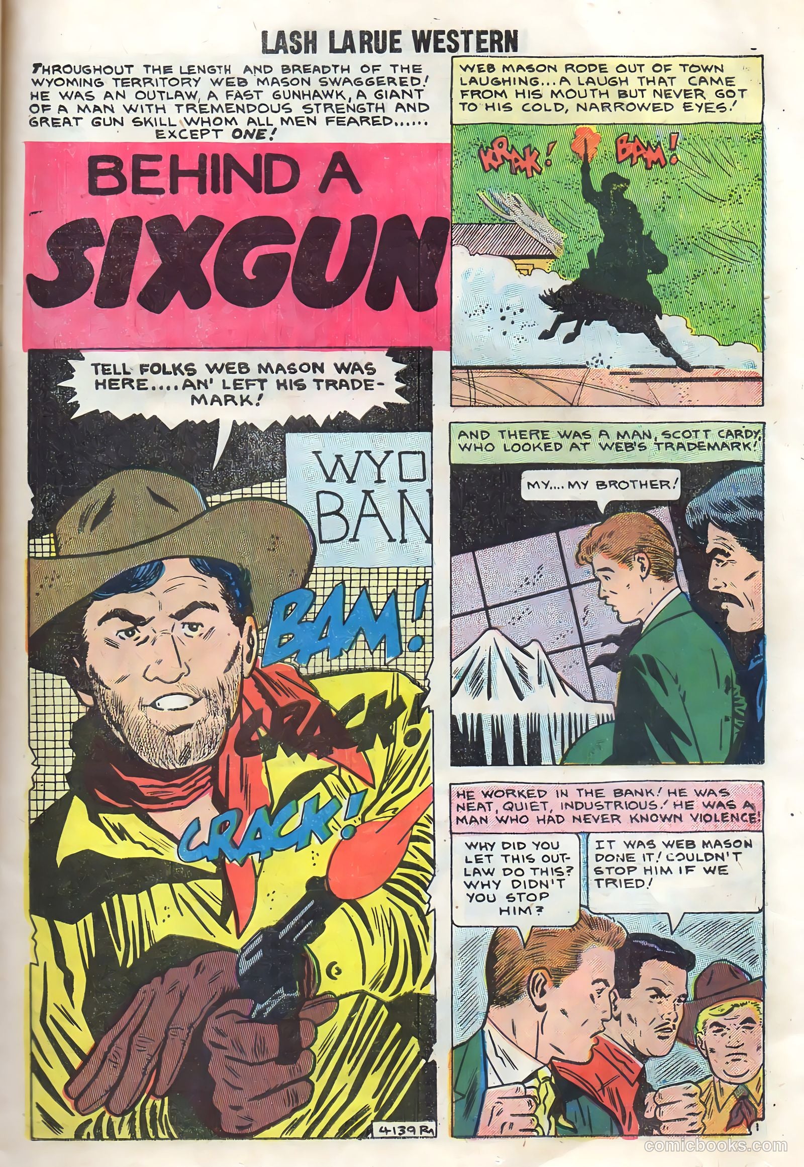 Lash Larue Western #70 — page 11 of 36