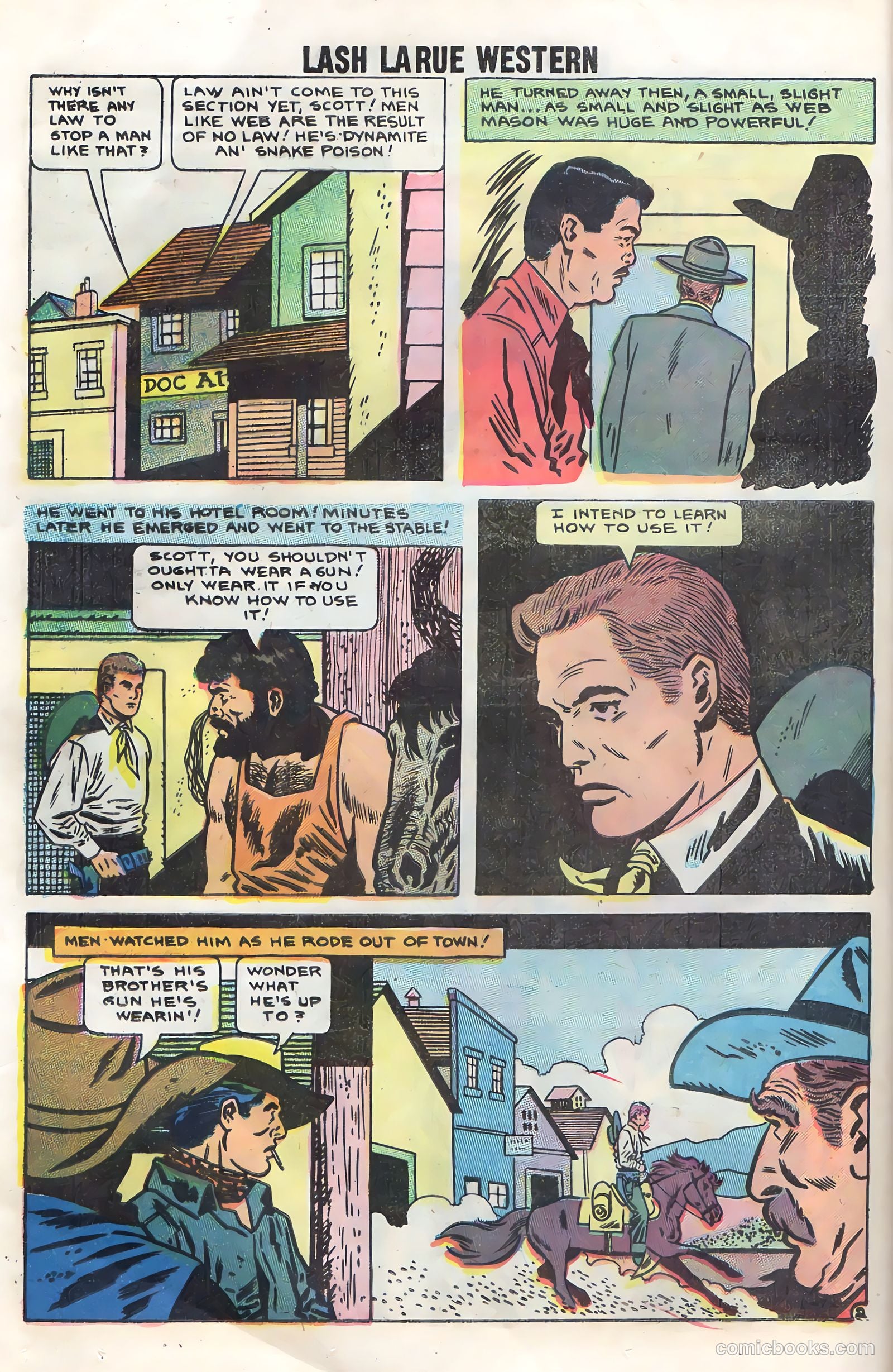 Lash Larue Western #70 — page 12 of 36