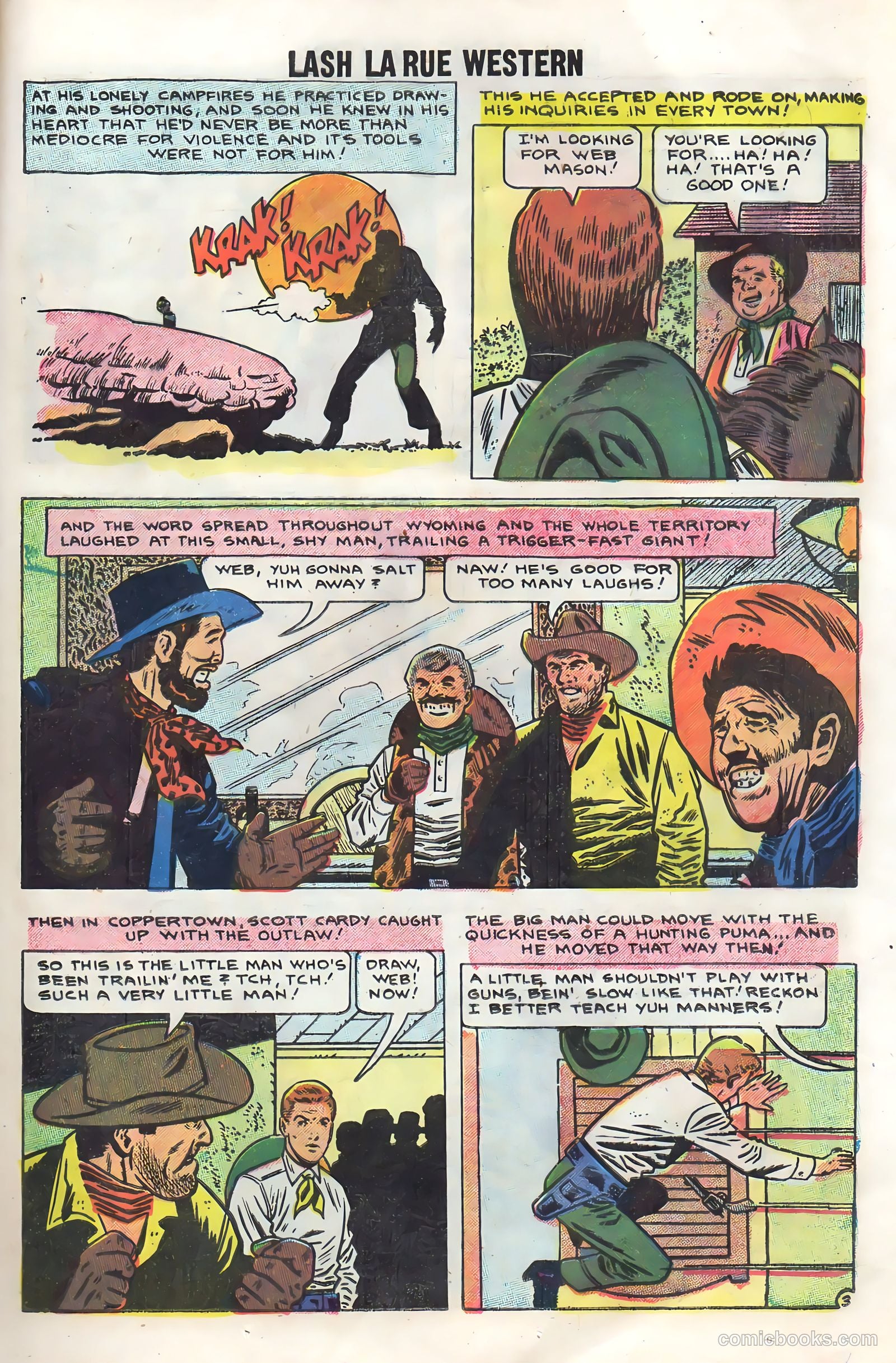 Lash Larue Western #70 — page 13 of 36