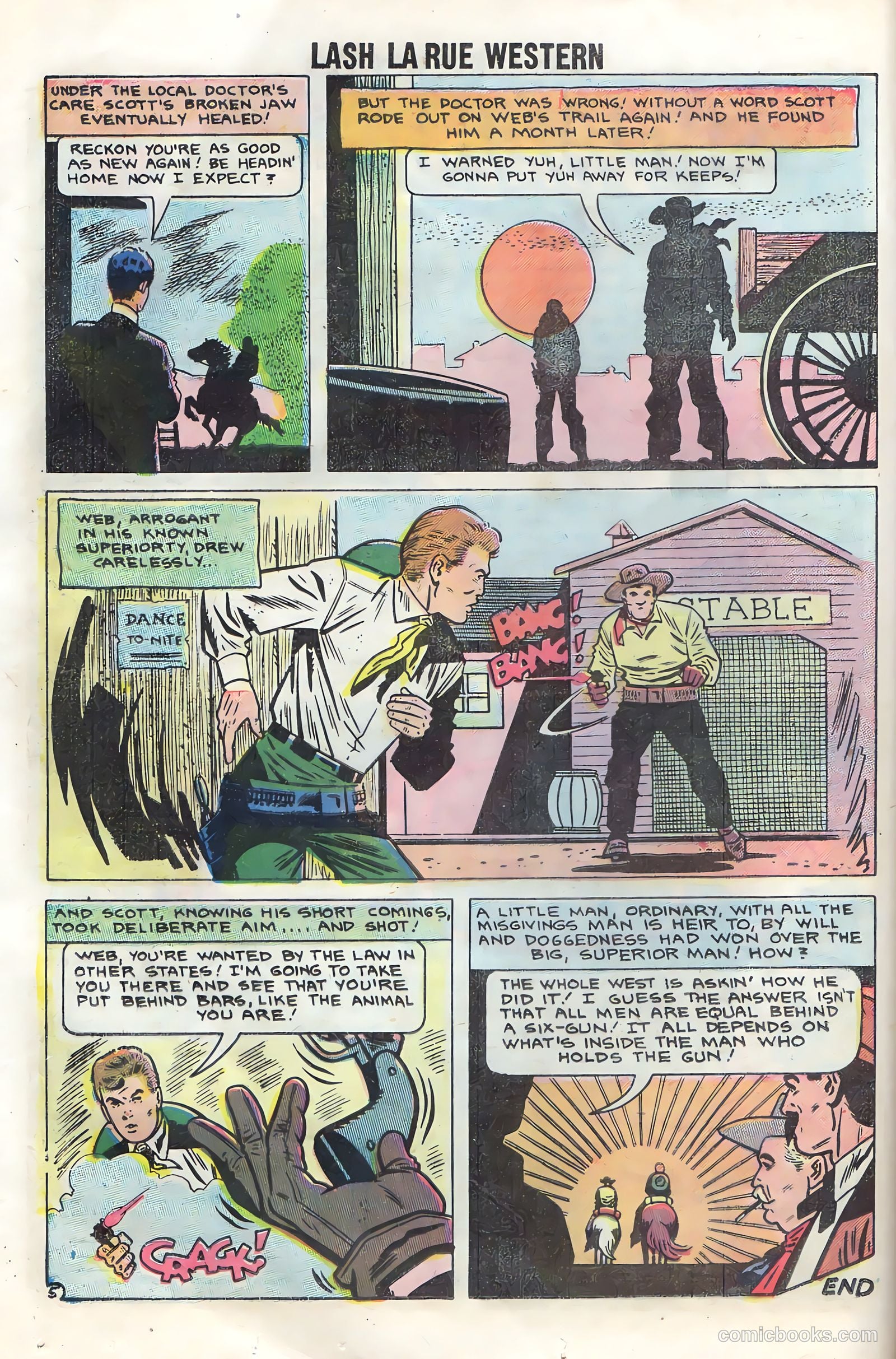Lash Larue Western #70 — page 16 of 36