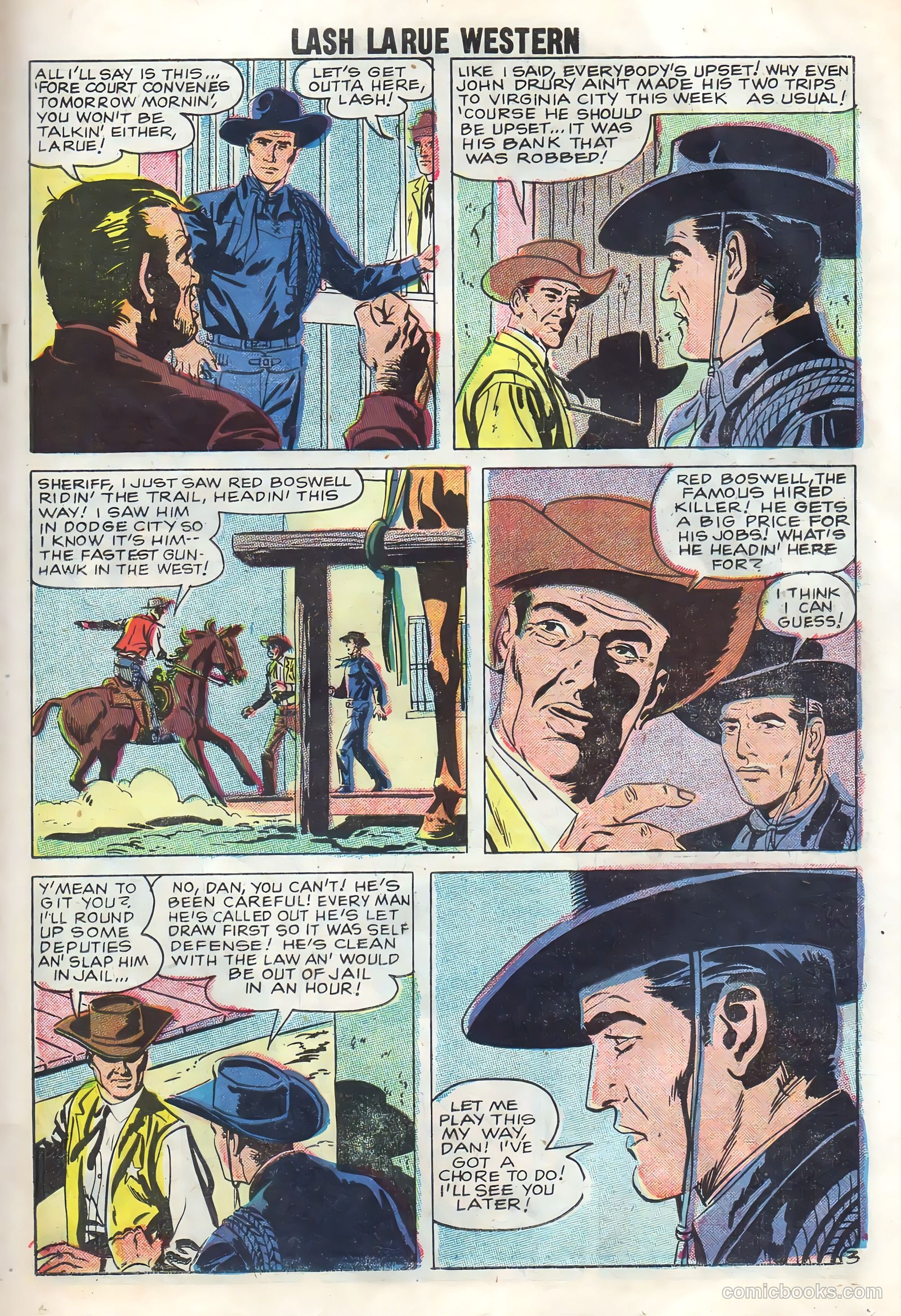 Lash Larue Western #70 — page 19 of 36