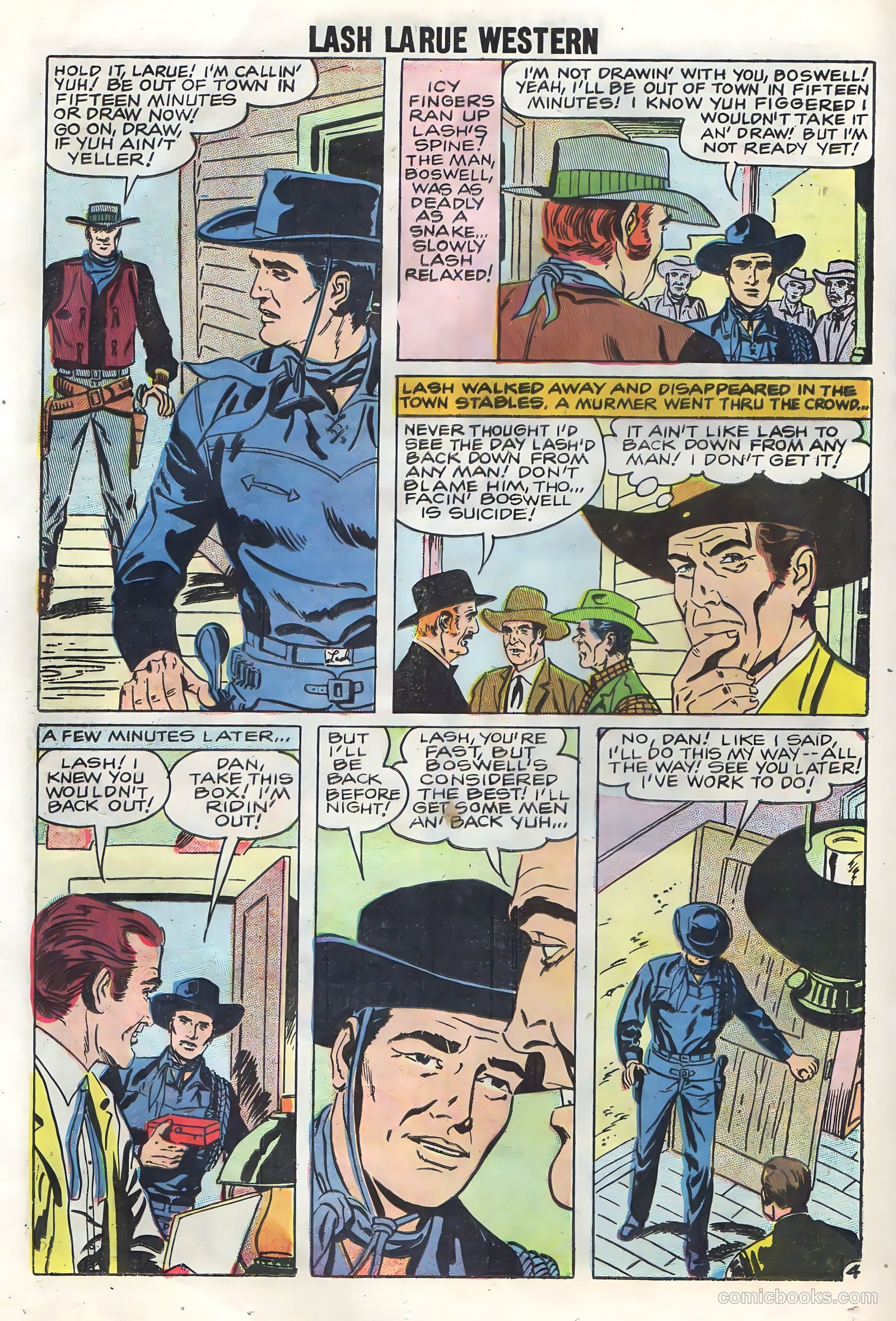 Lash Larue Western #70 — page 20 of 36