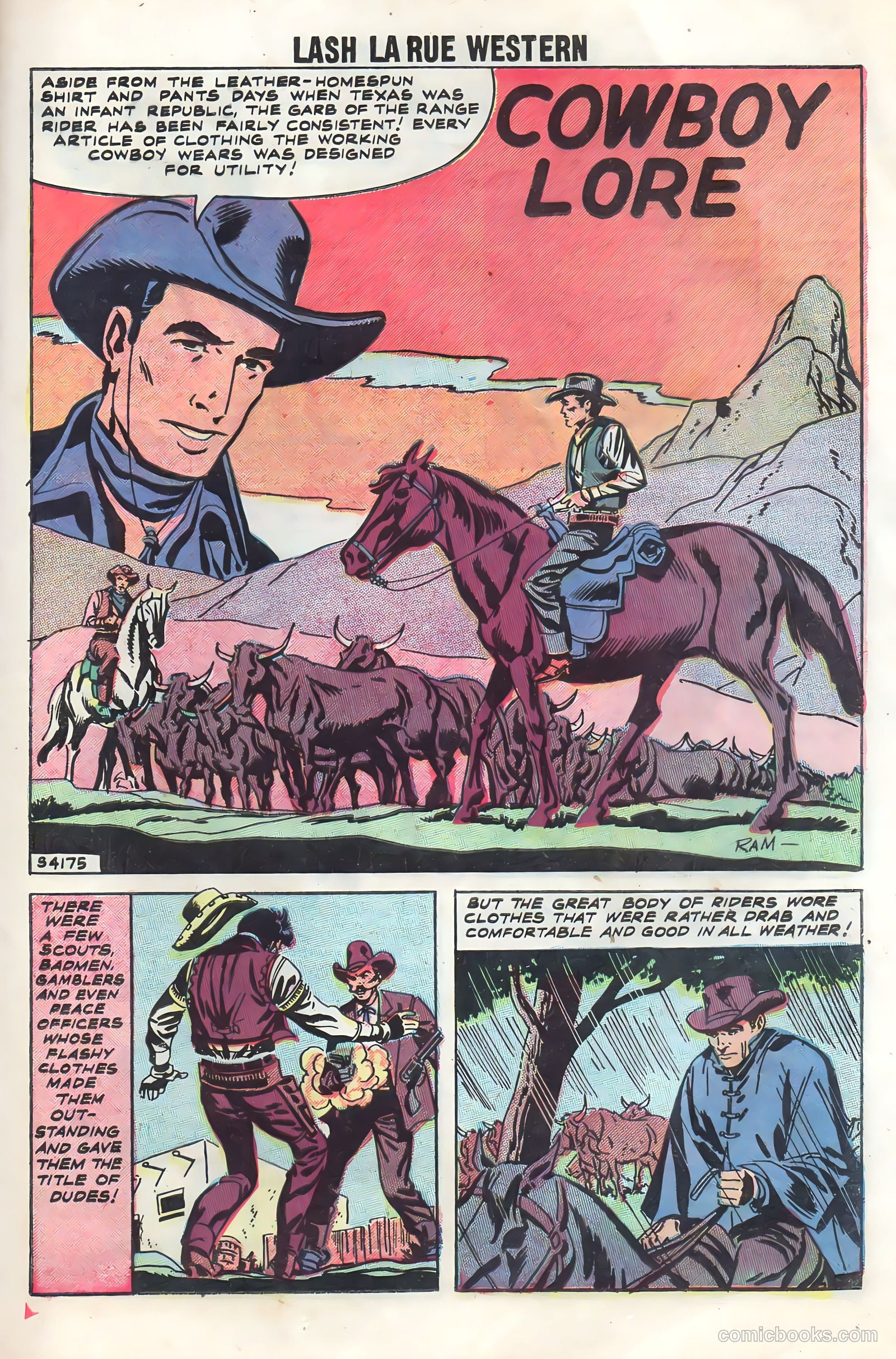 Lash Larue Western #70 — page 25 of 36