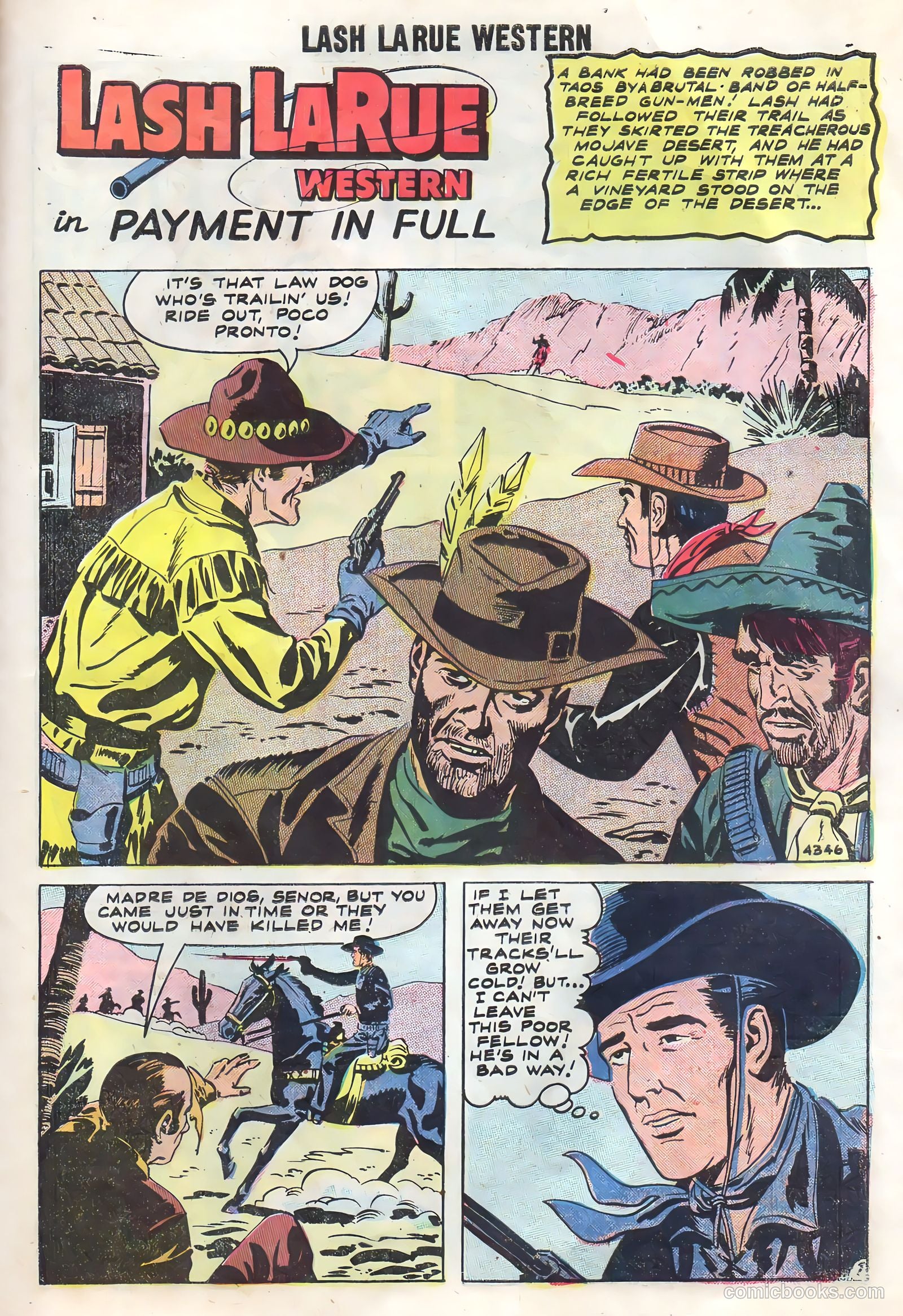 Lash Larue Western #70 — page 27 of 36